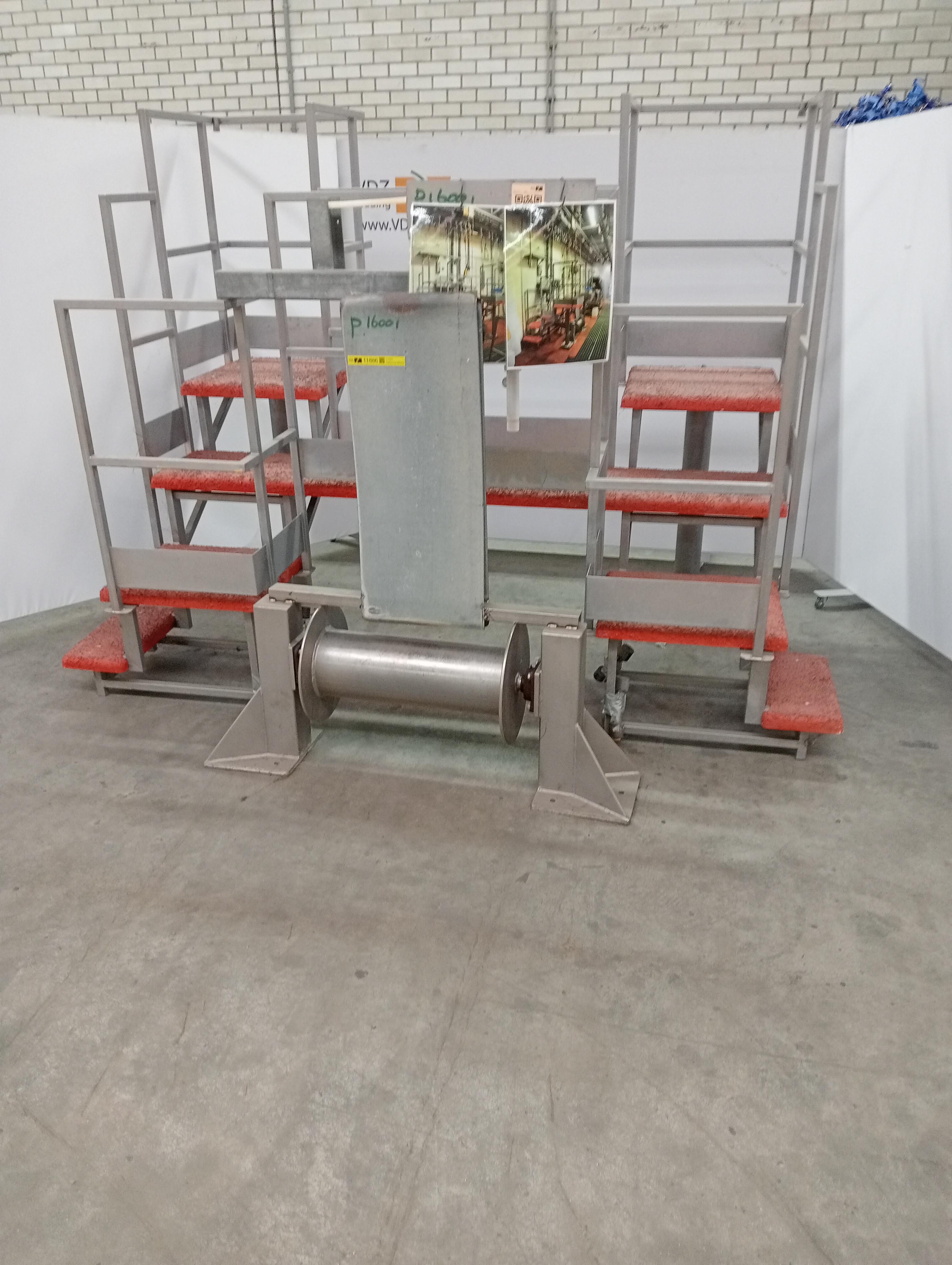 Used Dual platform with dehider roll