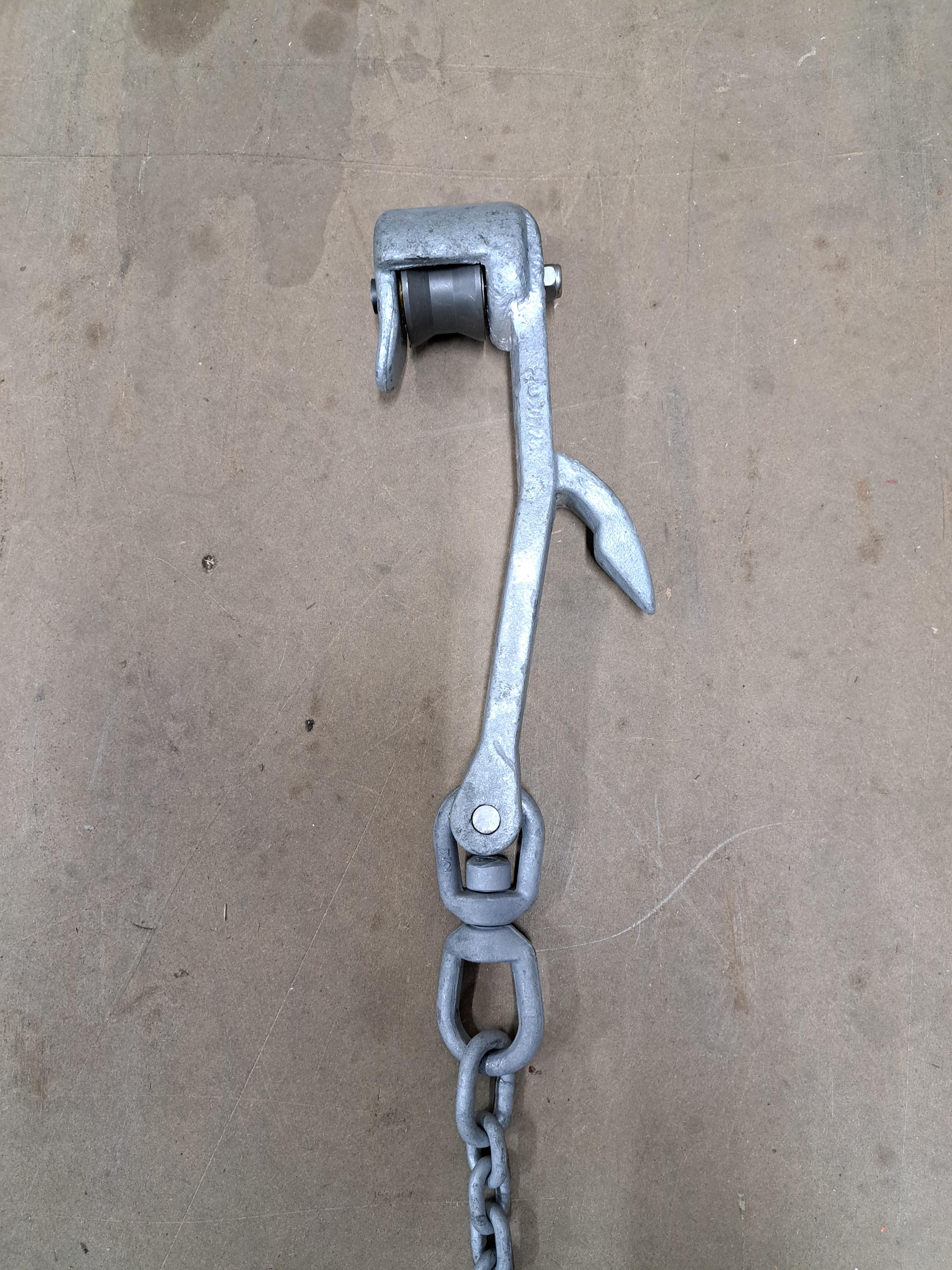 Used Cattle bleeding hooks