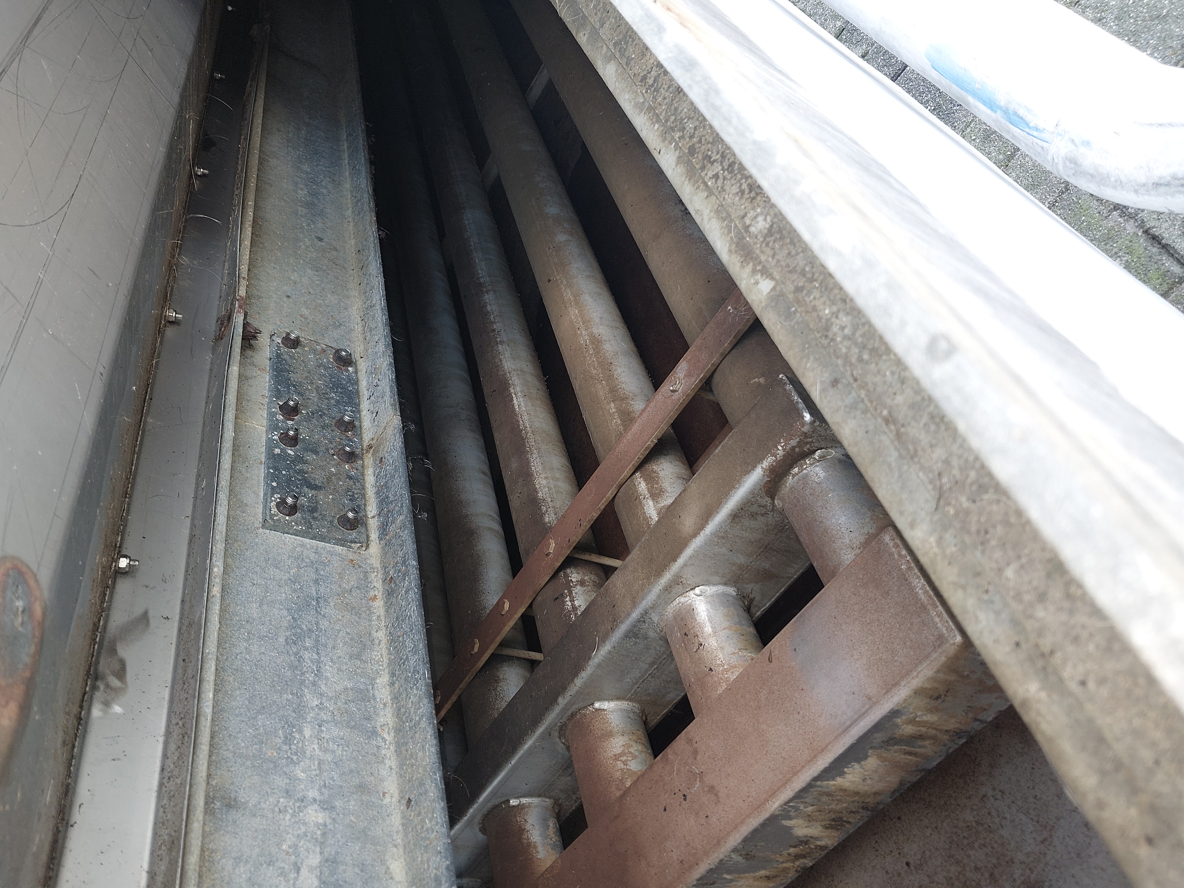 Used U-bar scalding and dehairing machine