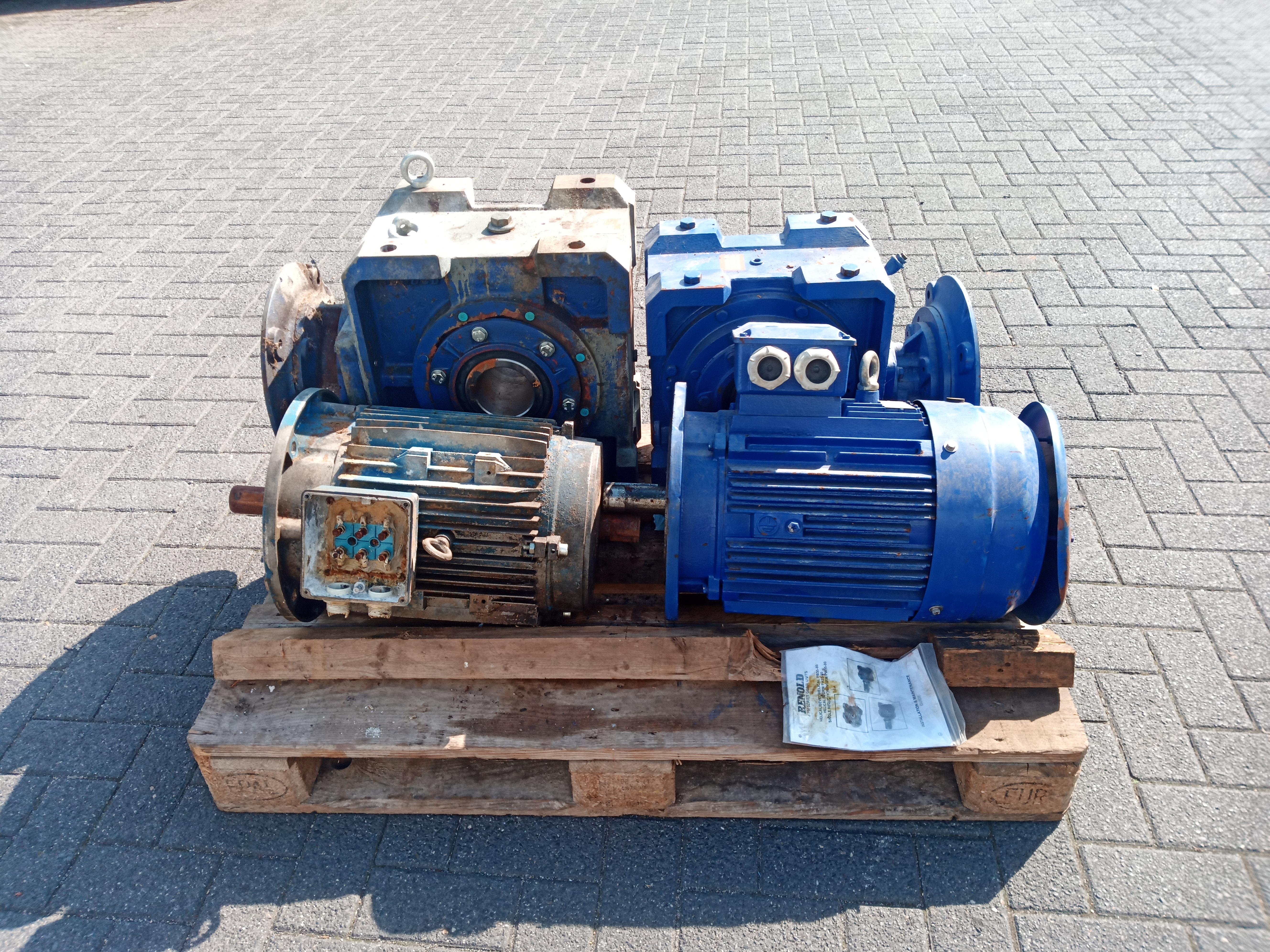 Used Spare motors U-bar dehairing machine