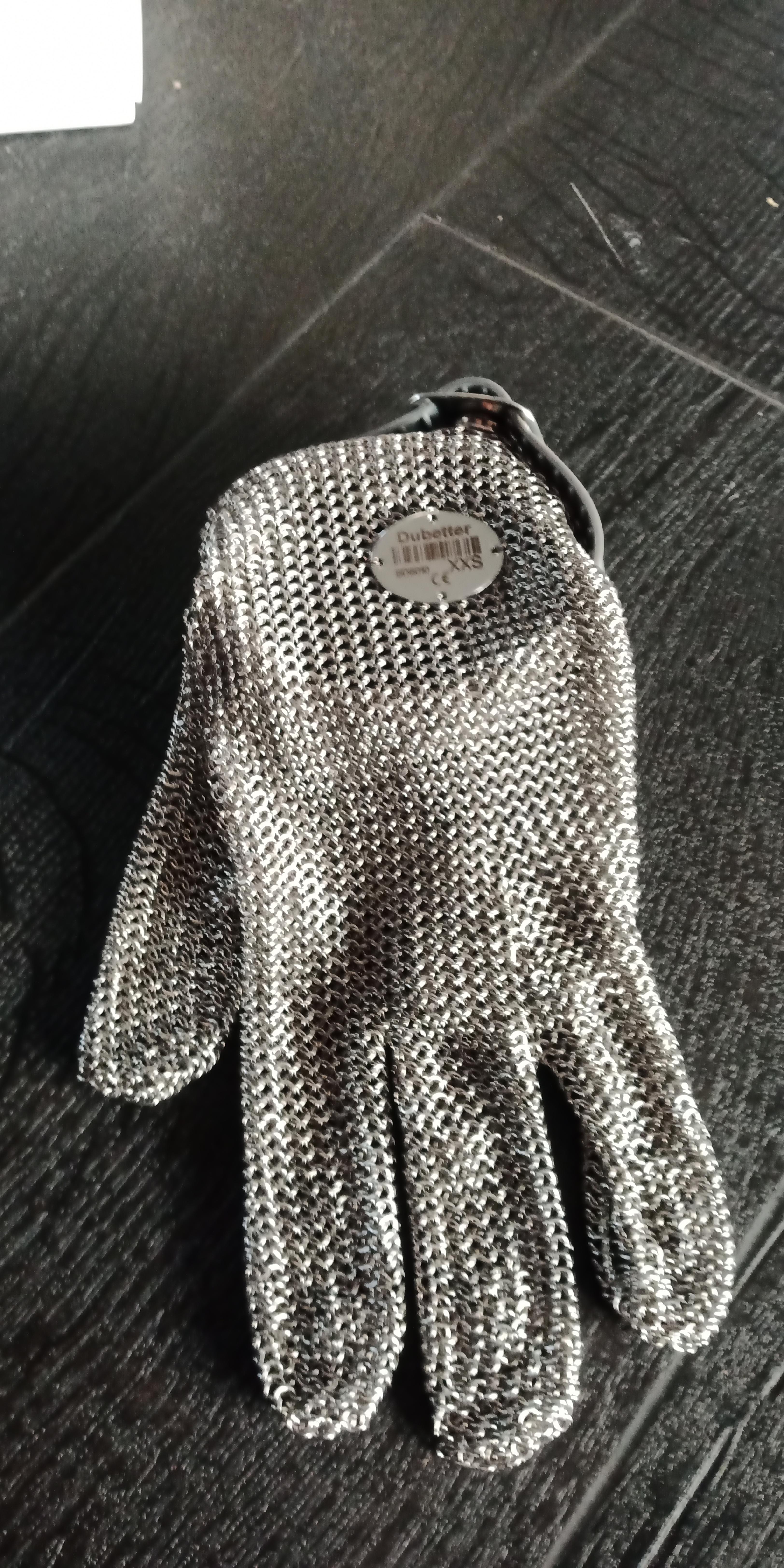 Used Stainless steel safety glove, XXS