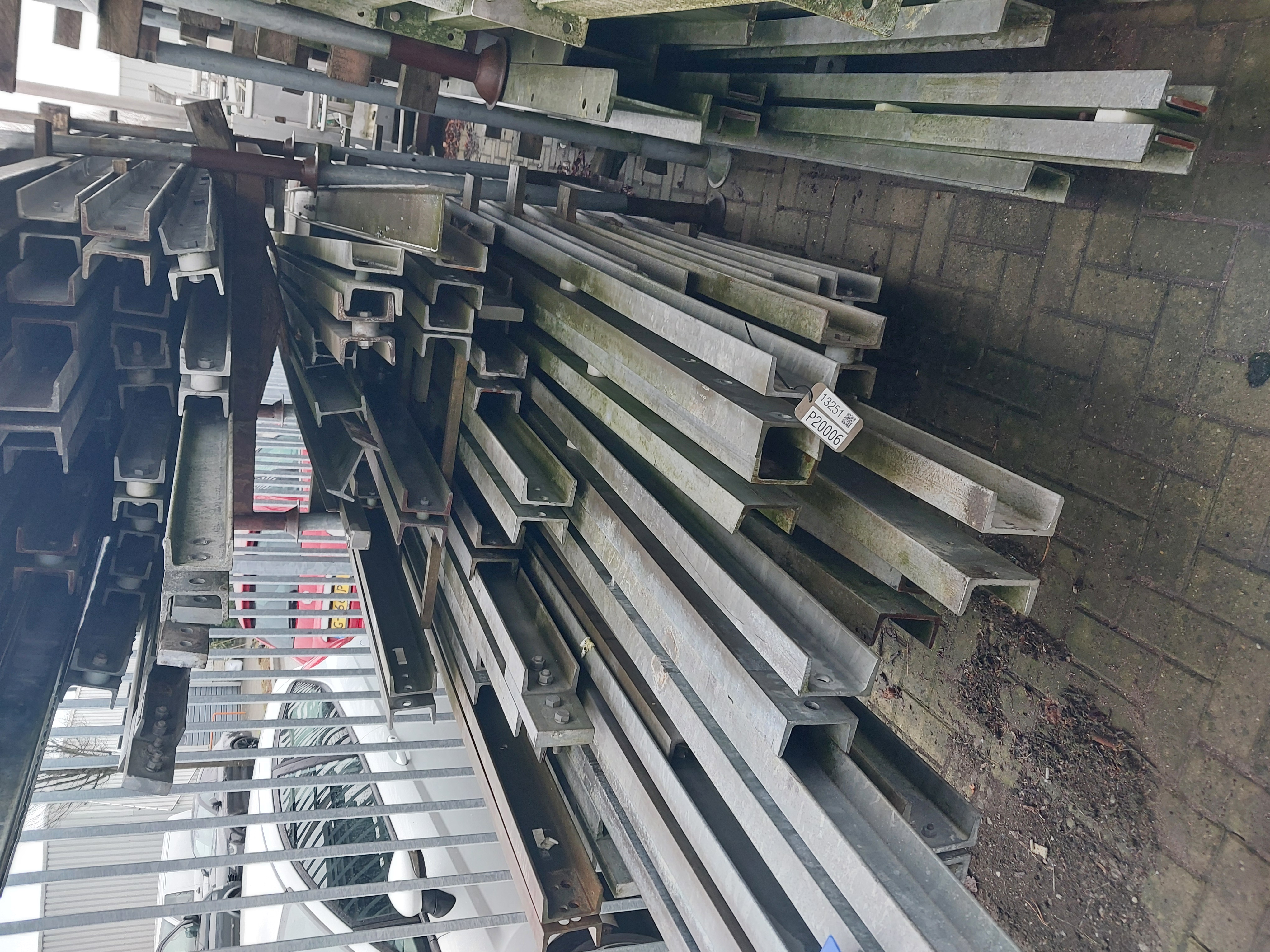 Used Beams double UNP galvanised