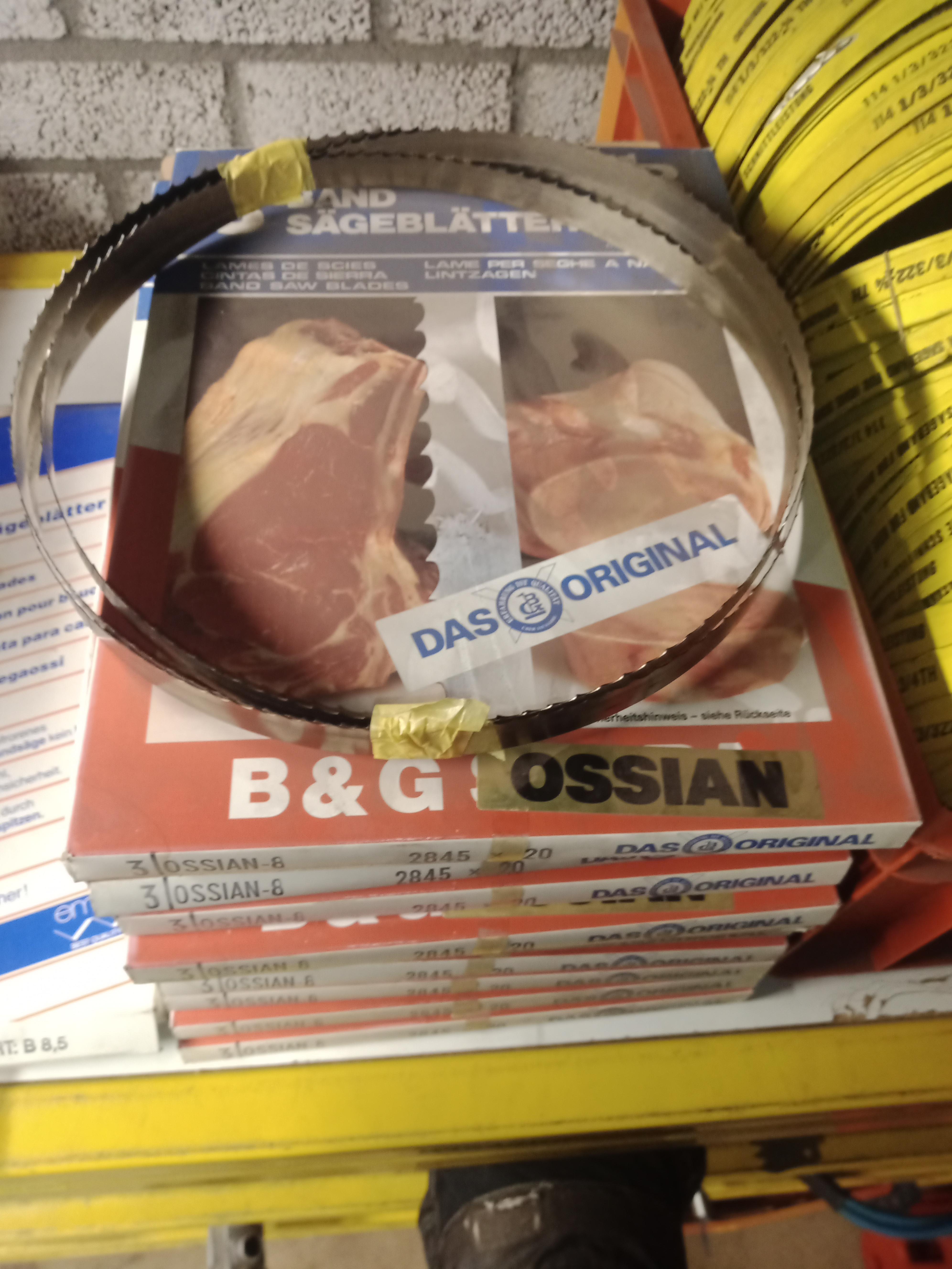 Used Band saw blades. 2845x20