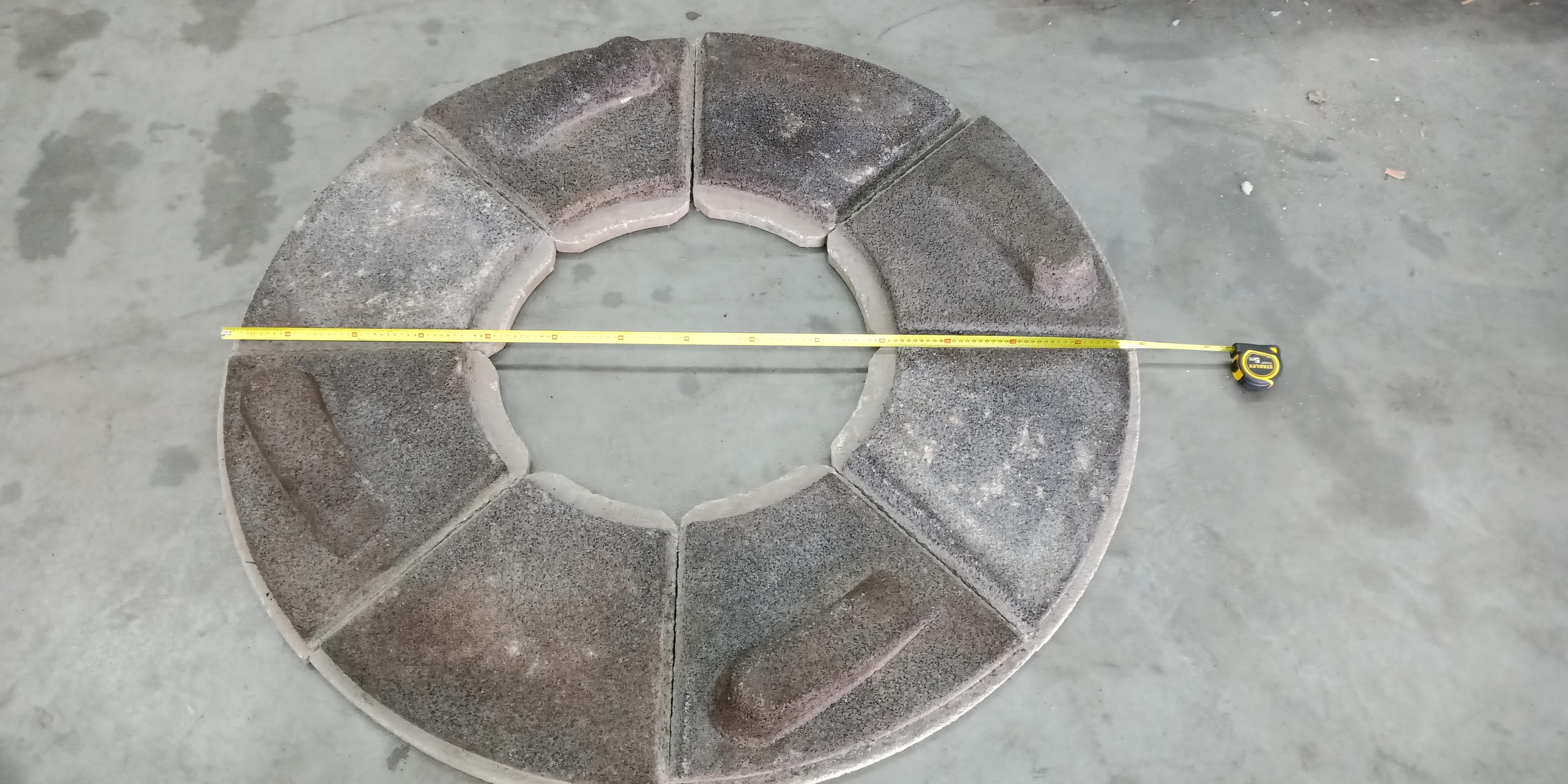 Used Set of La Parmentiere paunch refiner plates