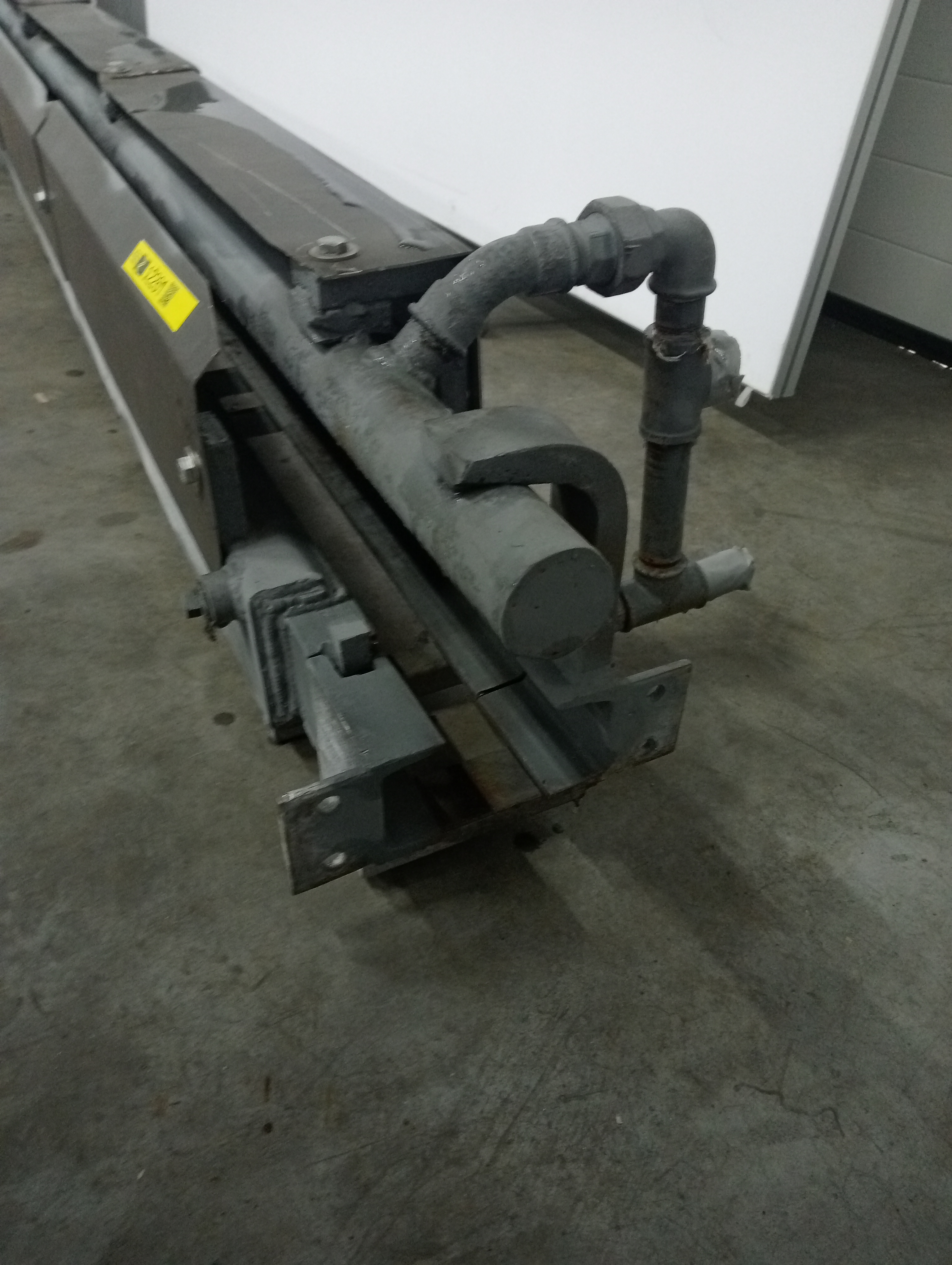 Used Singeing unit cooling rail