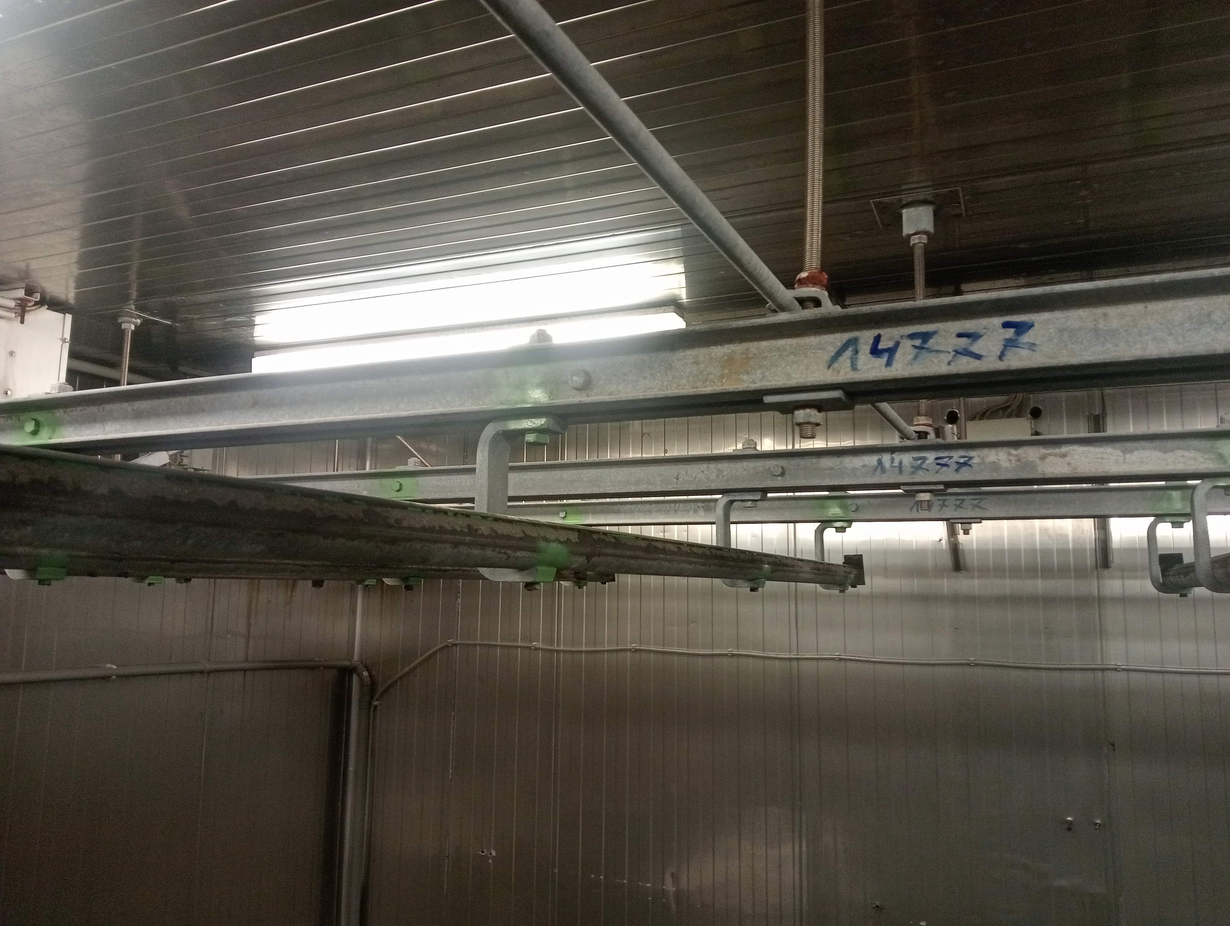 Used Cold store rails.