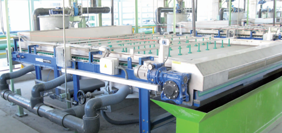 Used Gravity Deck for dewatering sludge