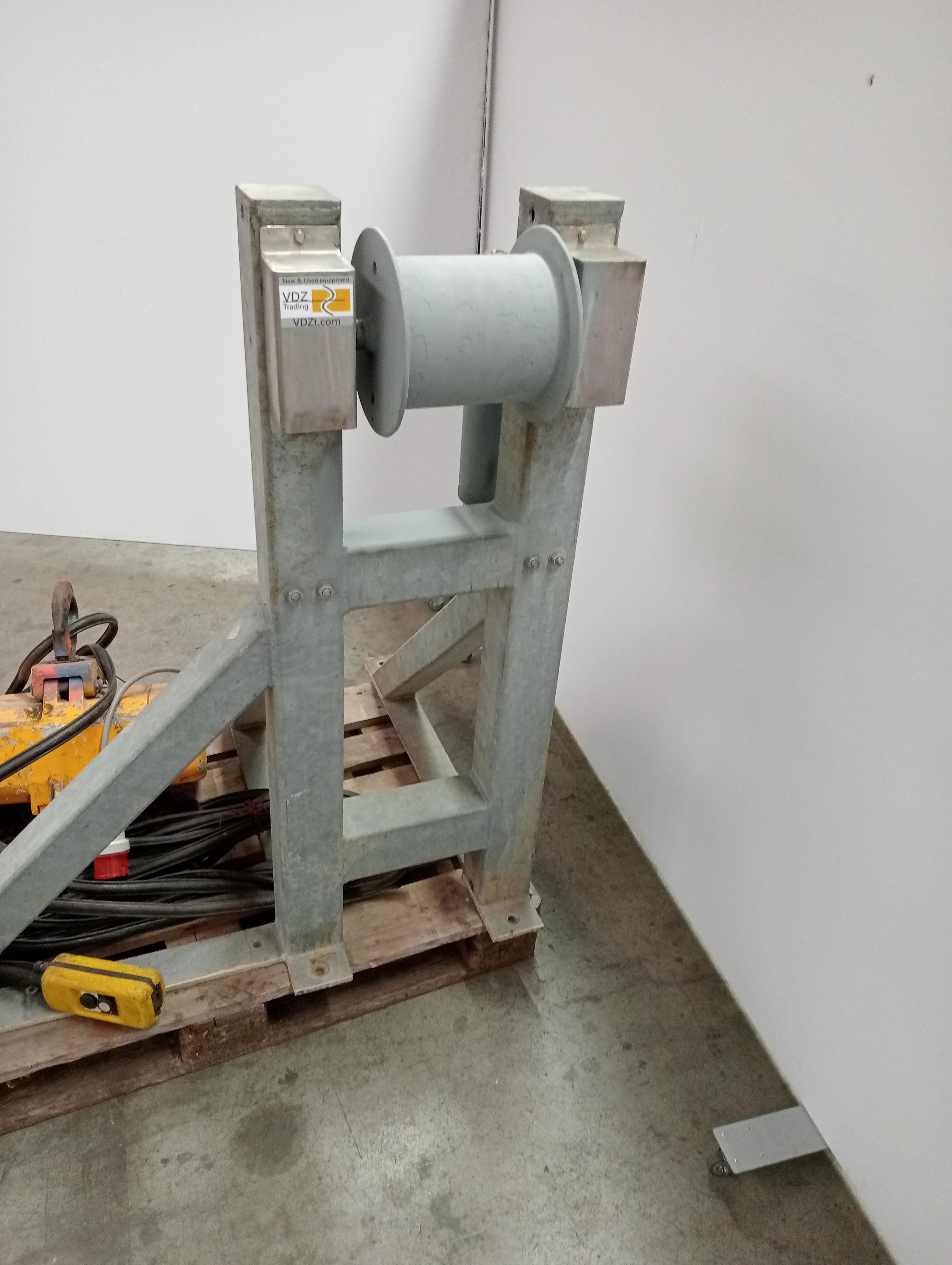 Used Hoist for pulling deceased animals inside