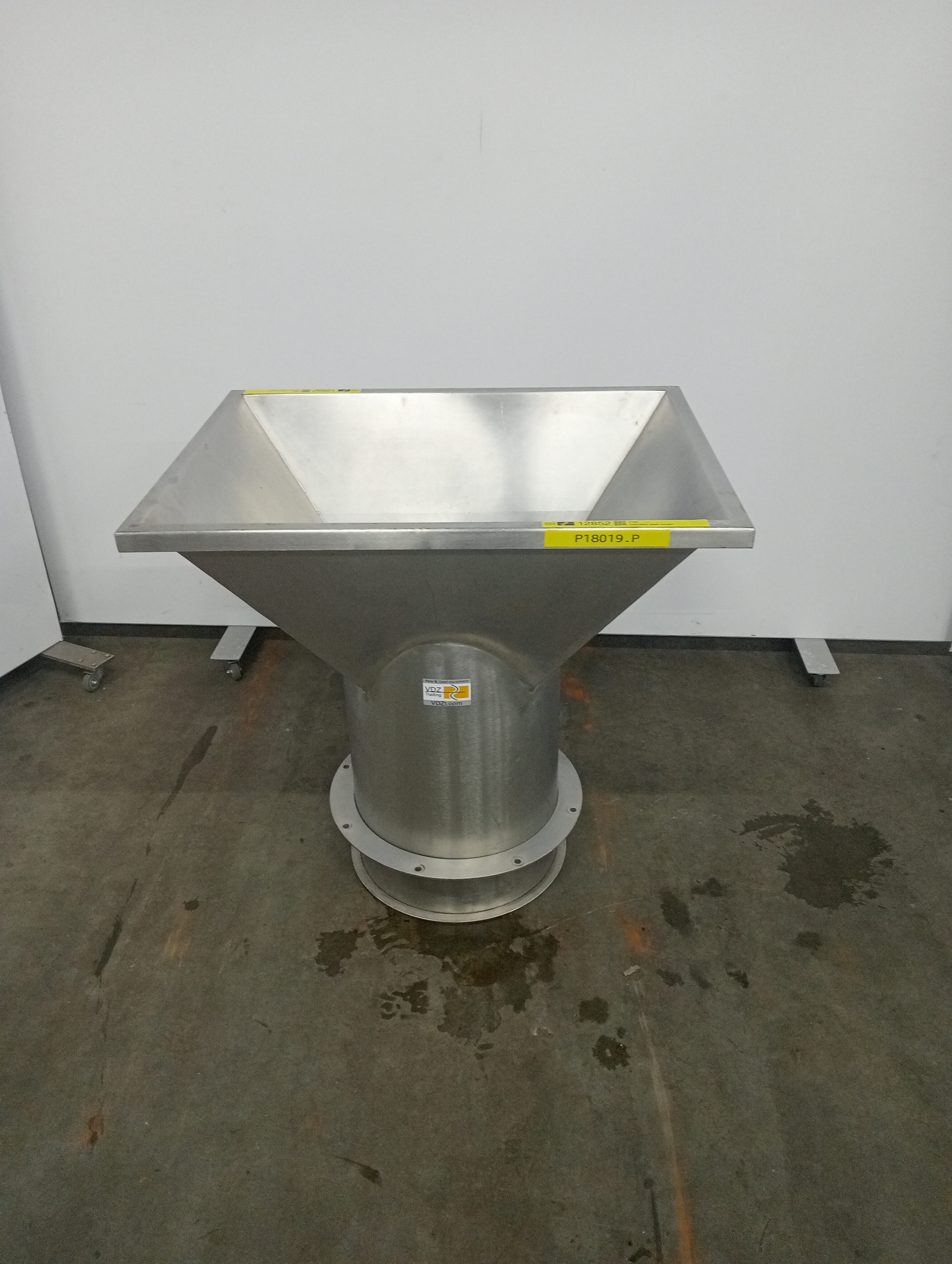 Used Stainless steel through