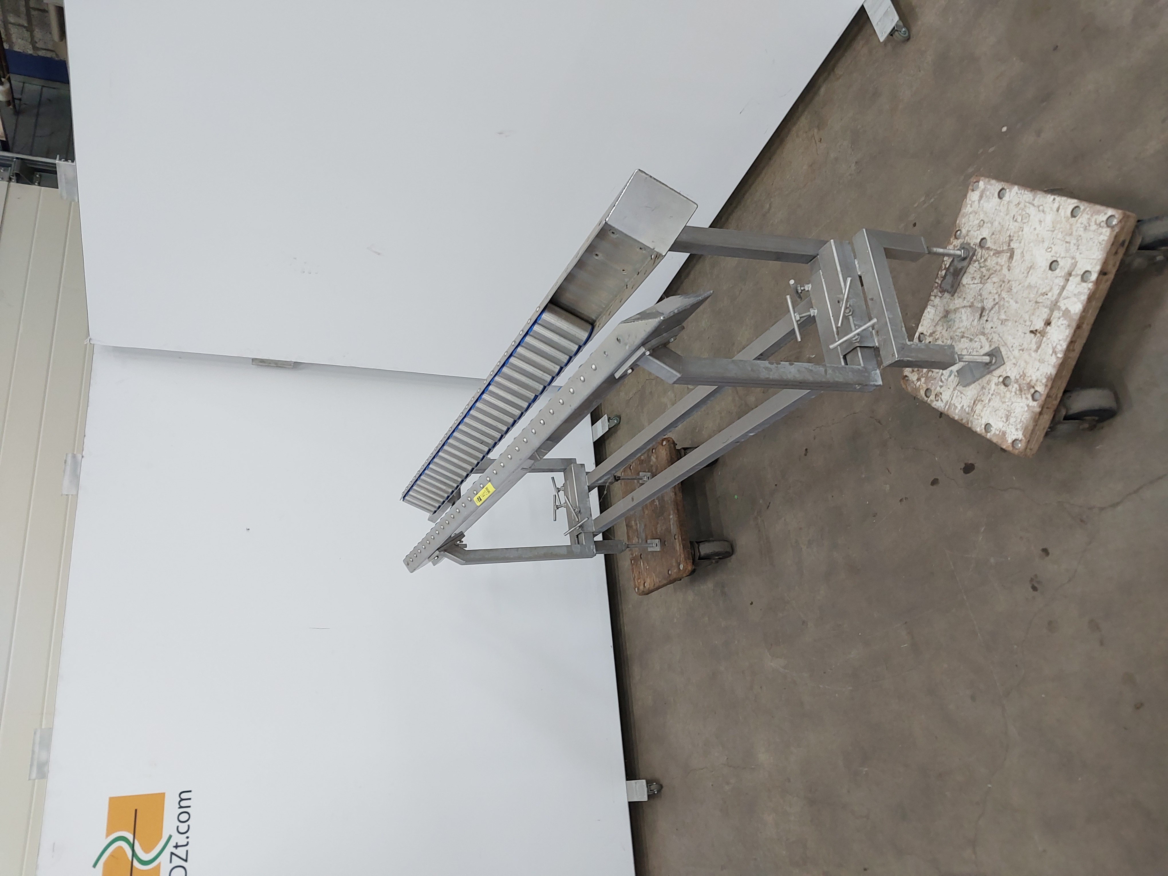 Used Pre-dehiding table with rollers