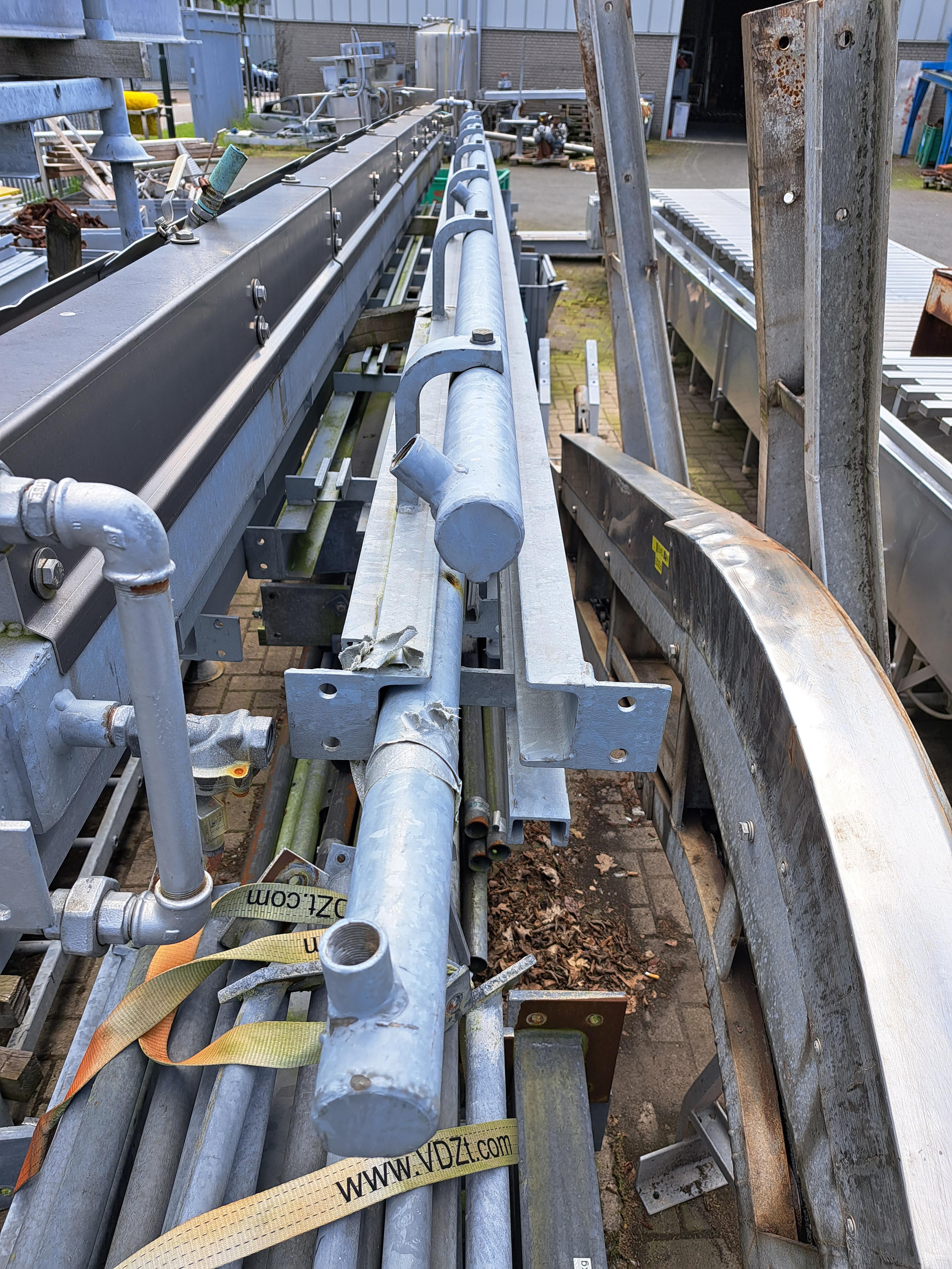 Used Conveyor ( and spare tube) with watercoolling tube.