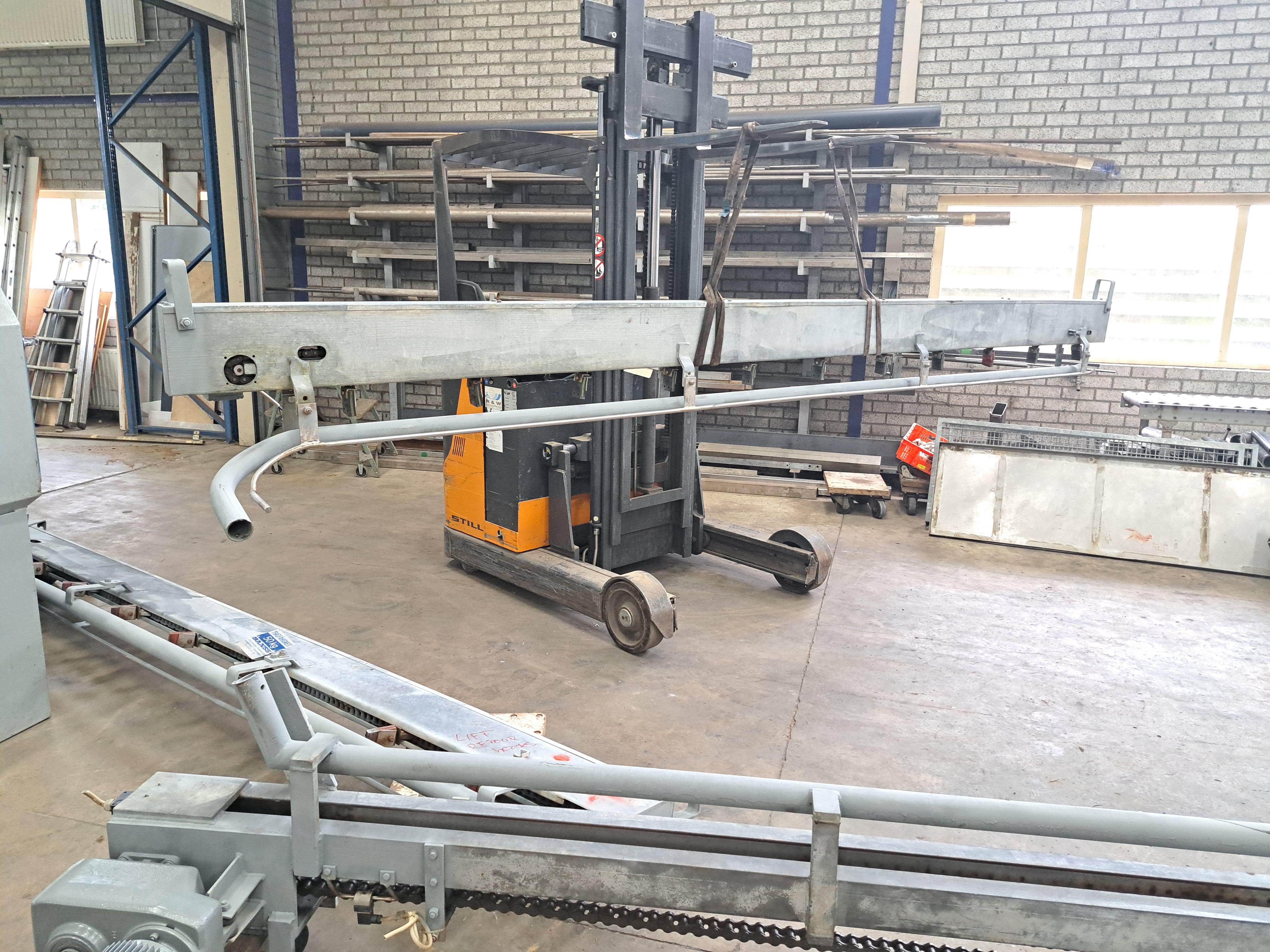 Used Empty hook lowering conveyor