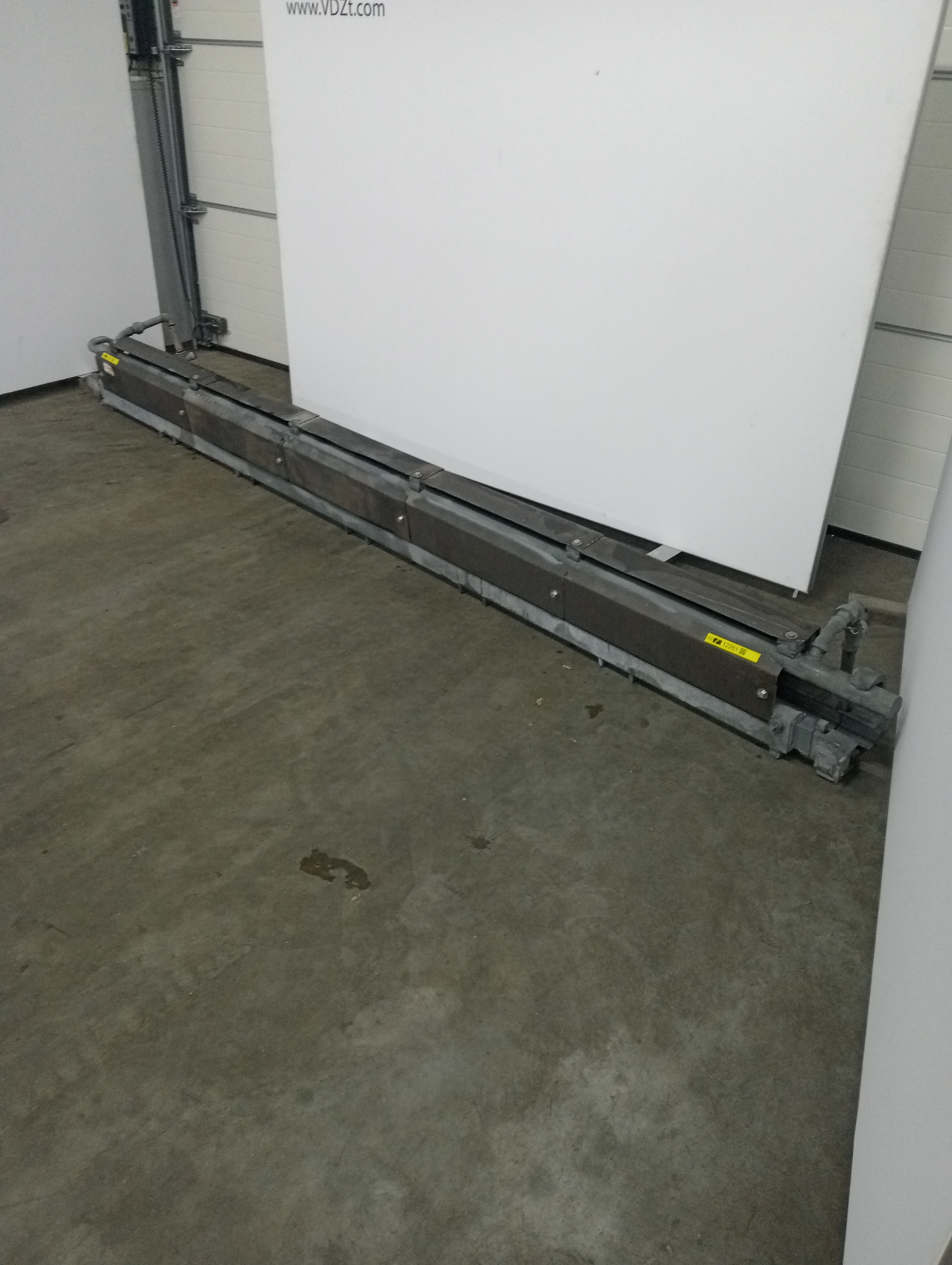 Used Singeing unit cooling rail