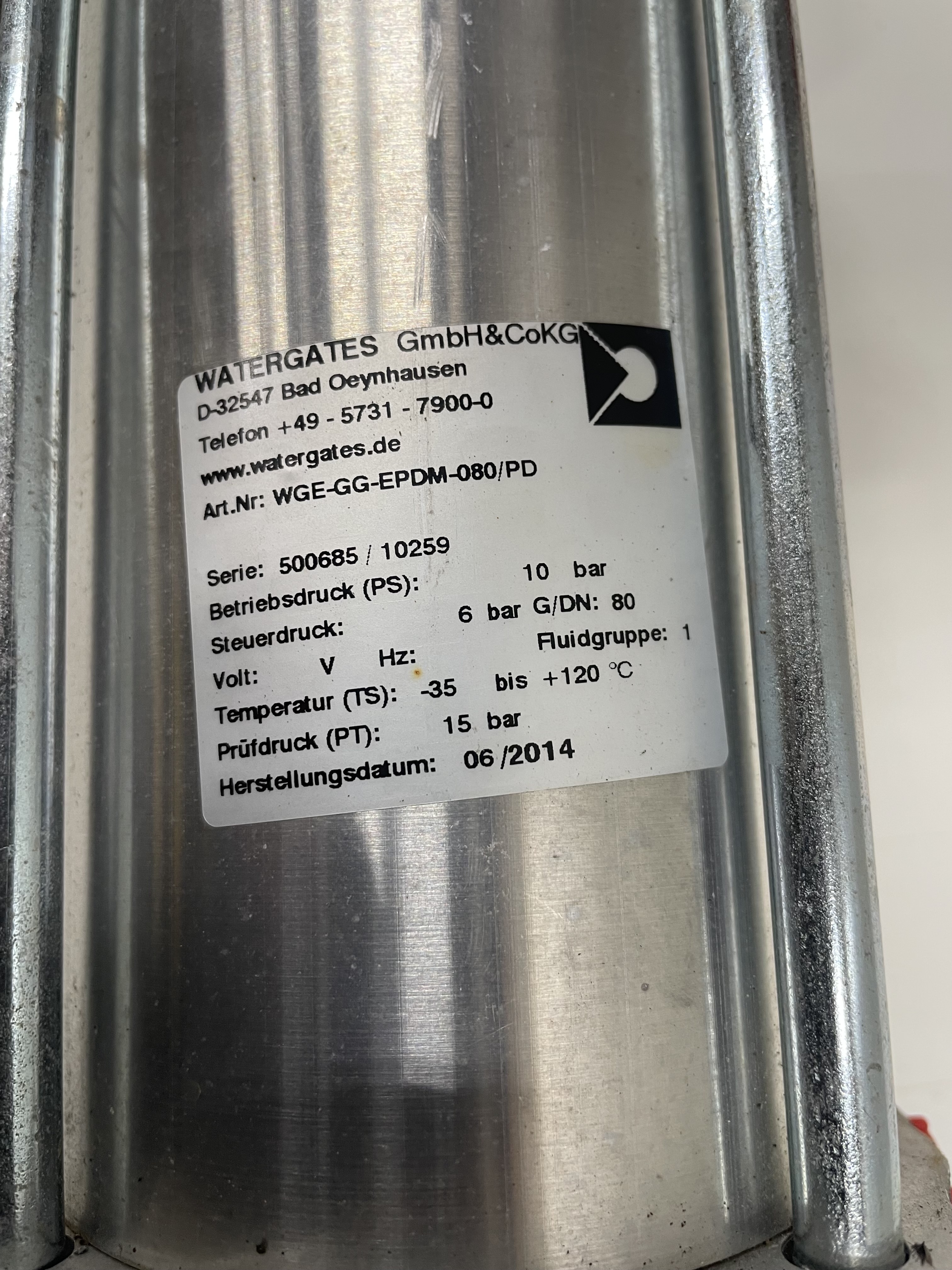 Used Knife gate valve