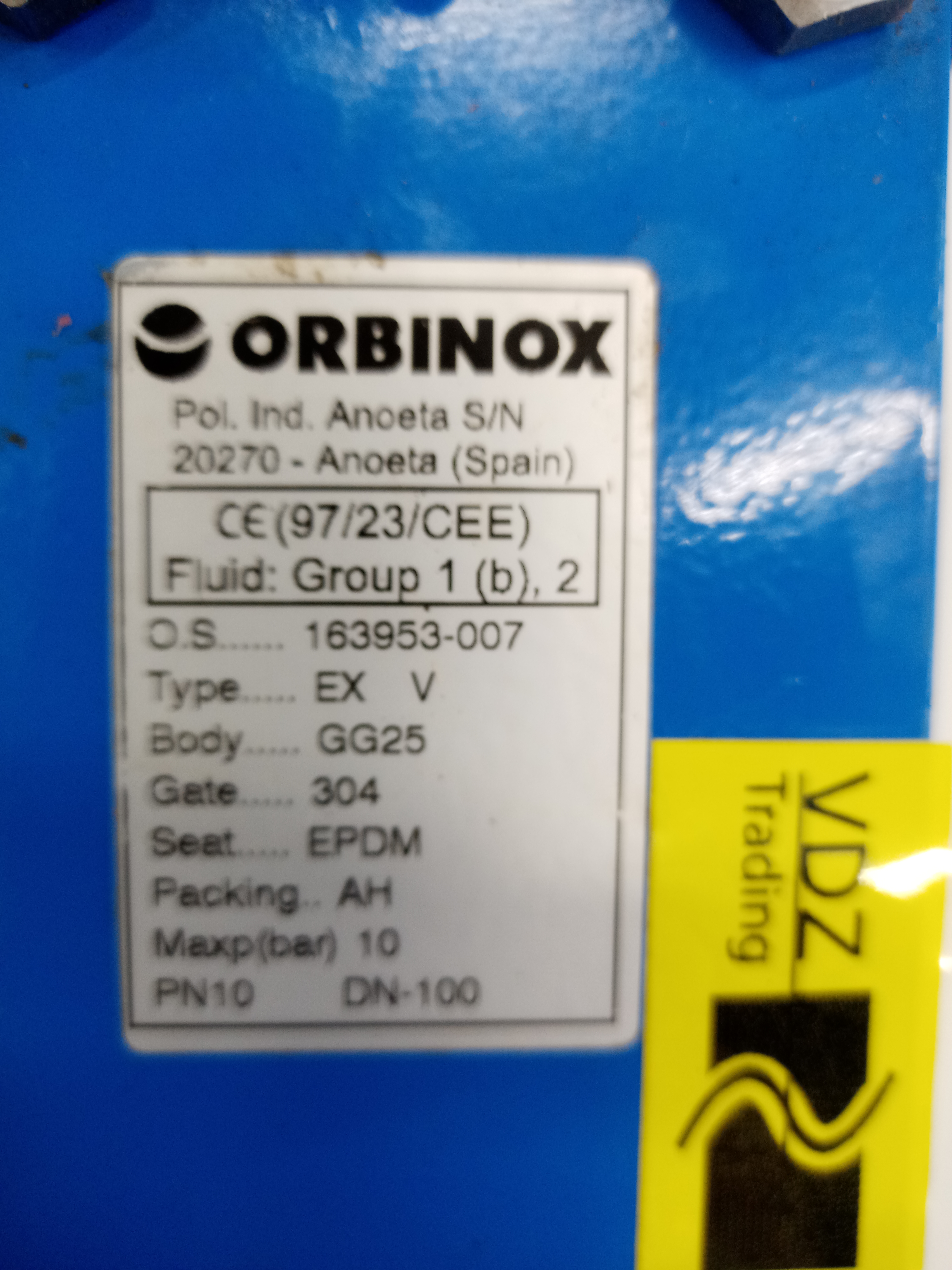 Used Knife gate valve