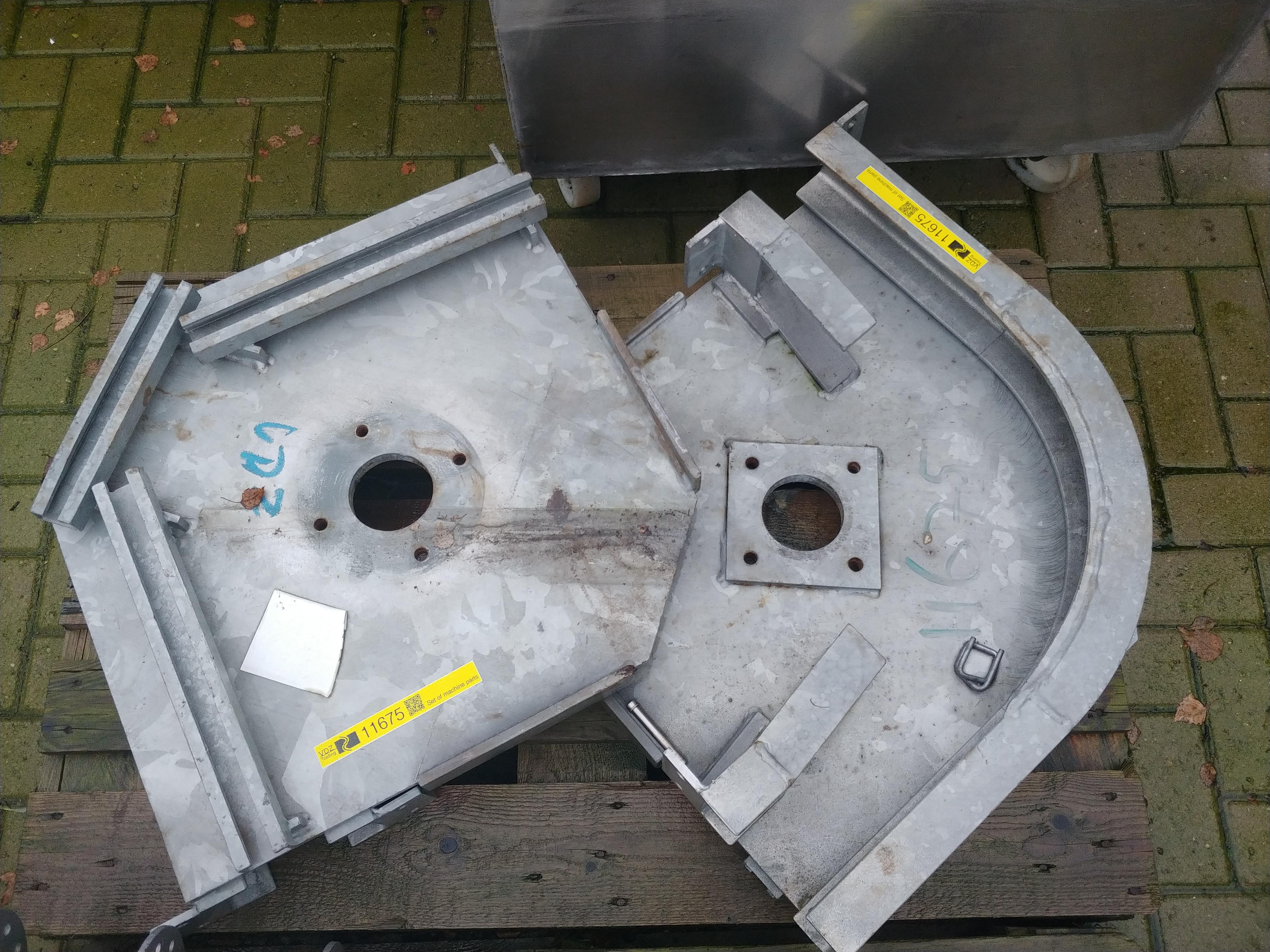 Used Set of machine parts