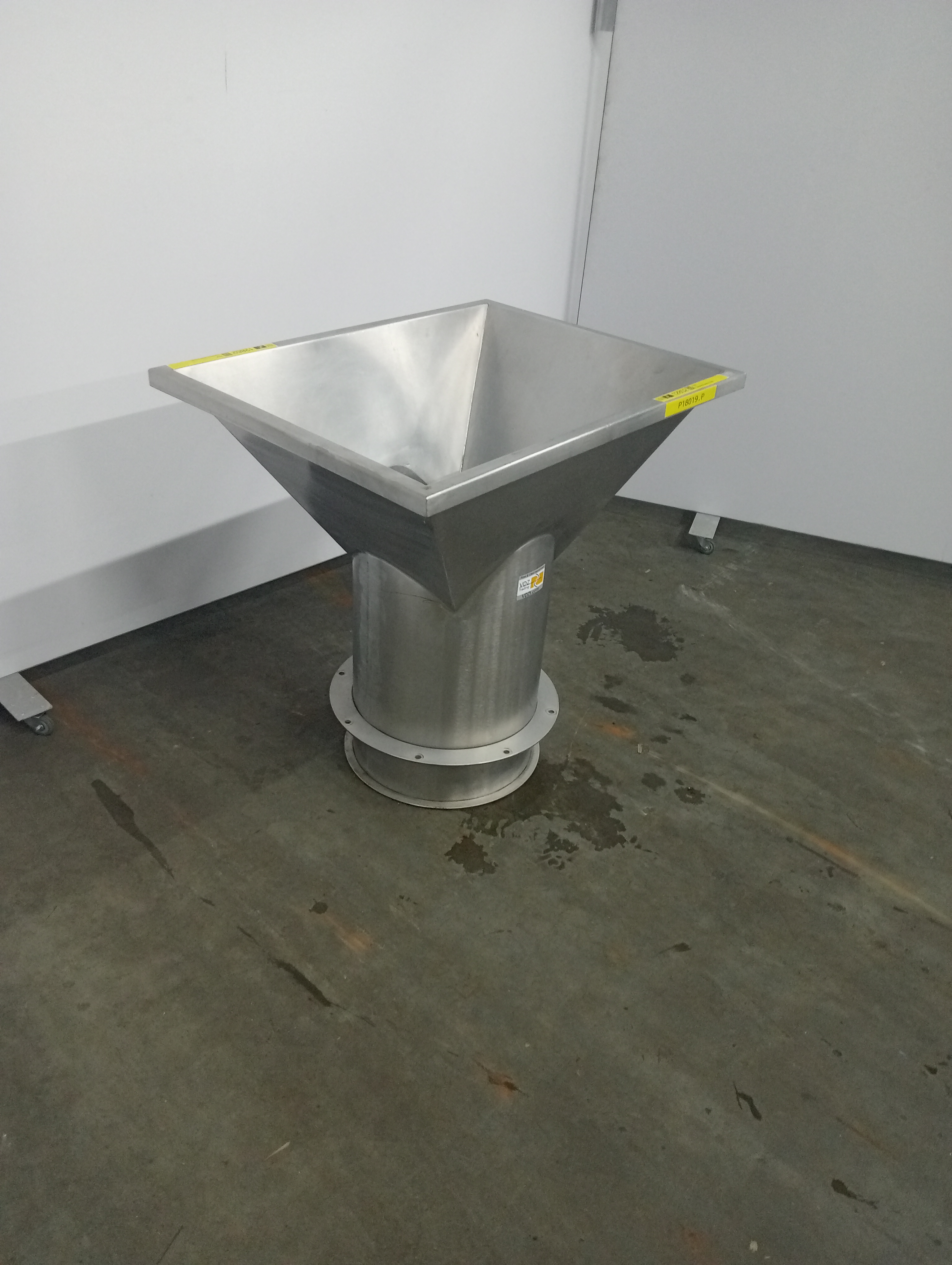 Used Stainless steel through