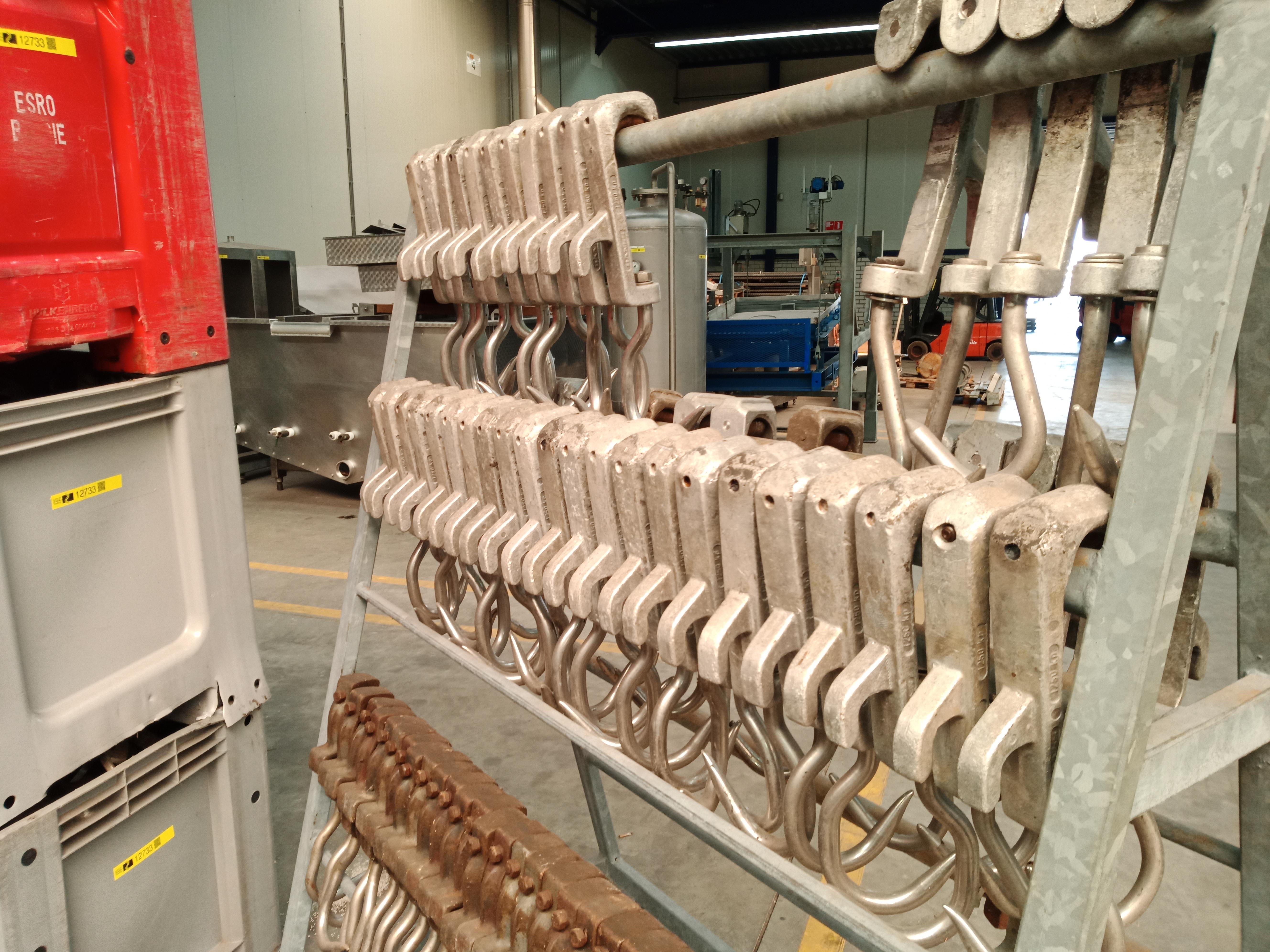 Used Slaughtering hooks