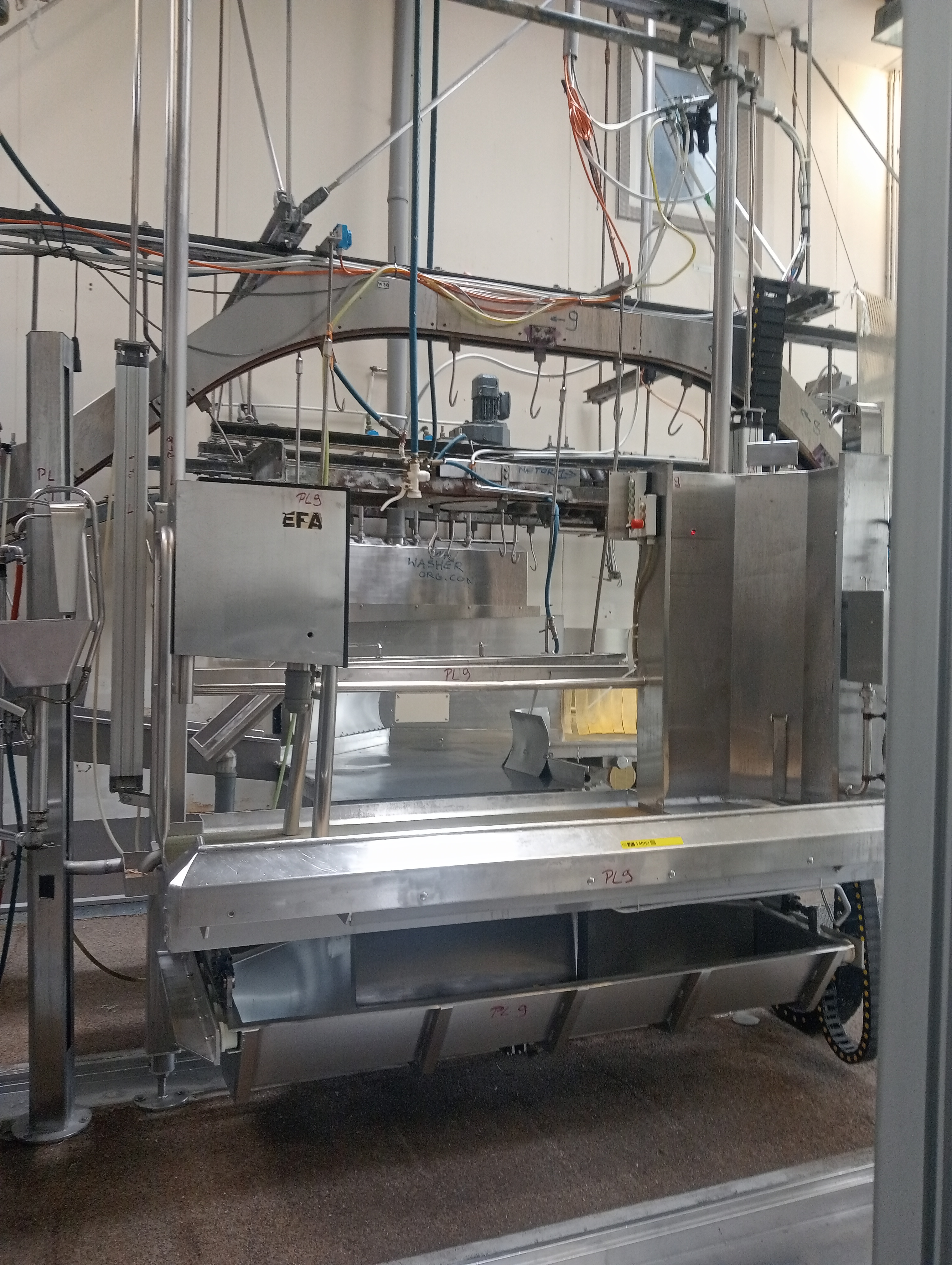 Used Paunch and intestine removal platform