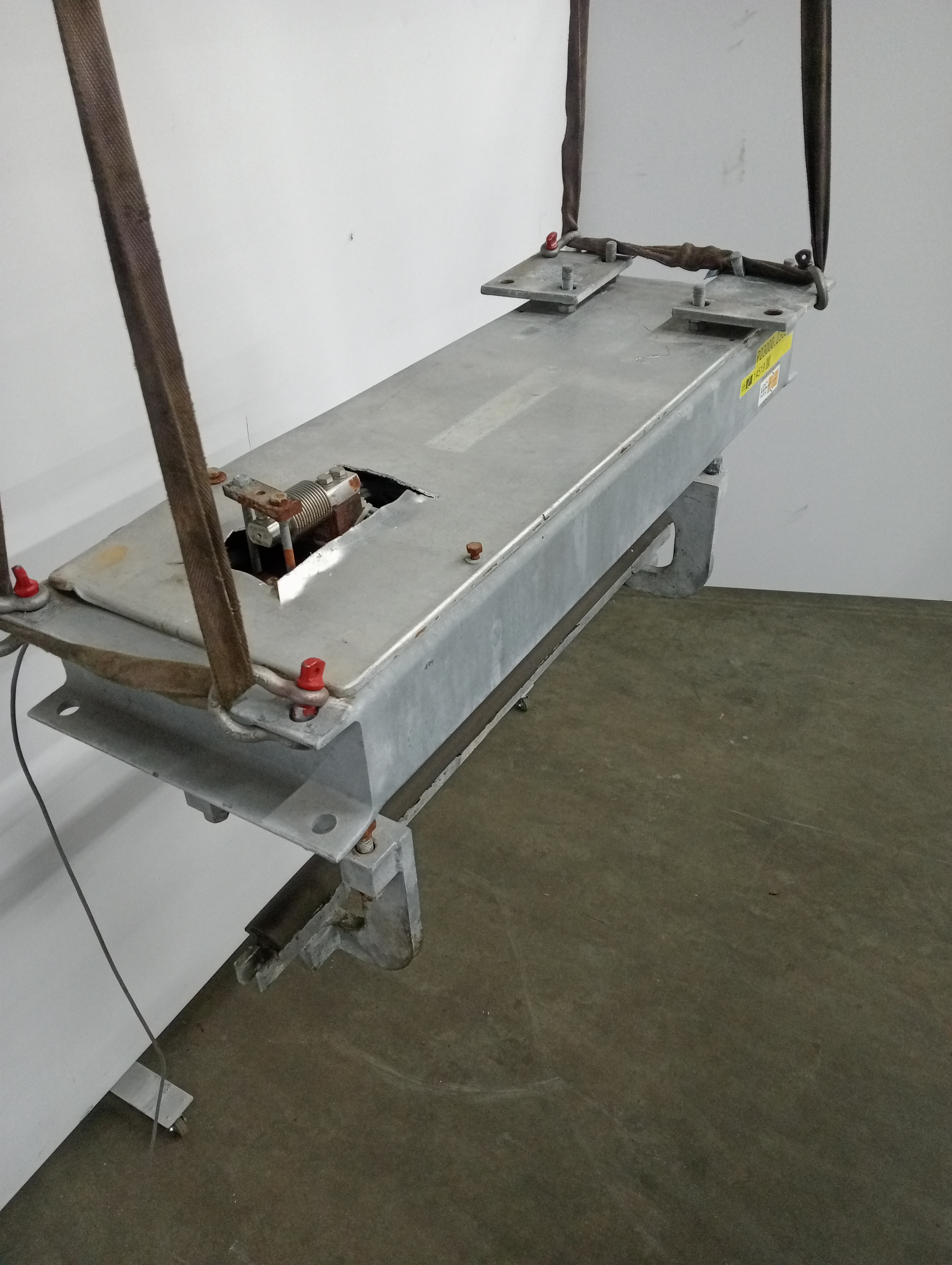 Used Weighing scale with indicator for tube rail