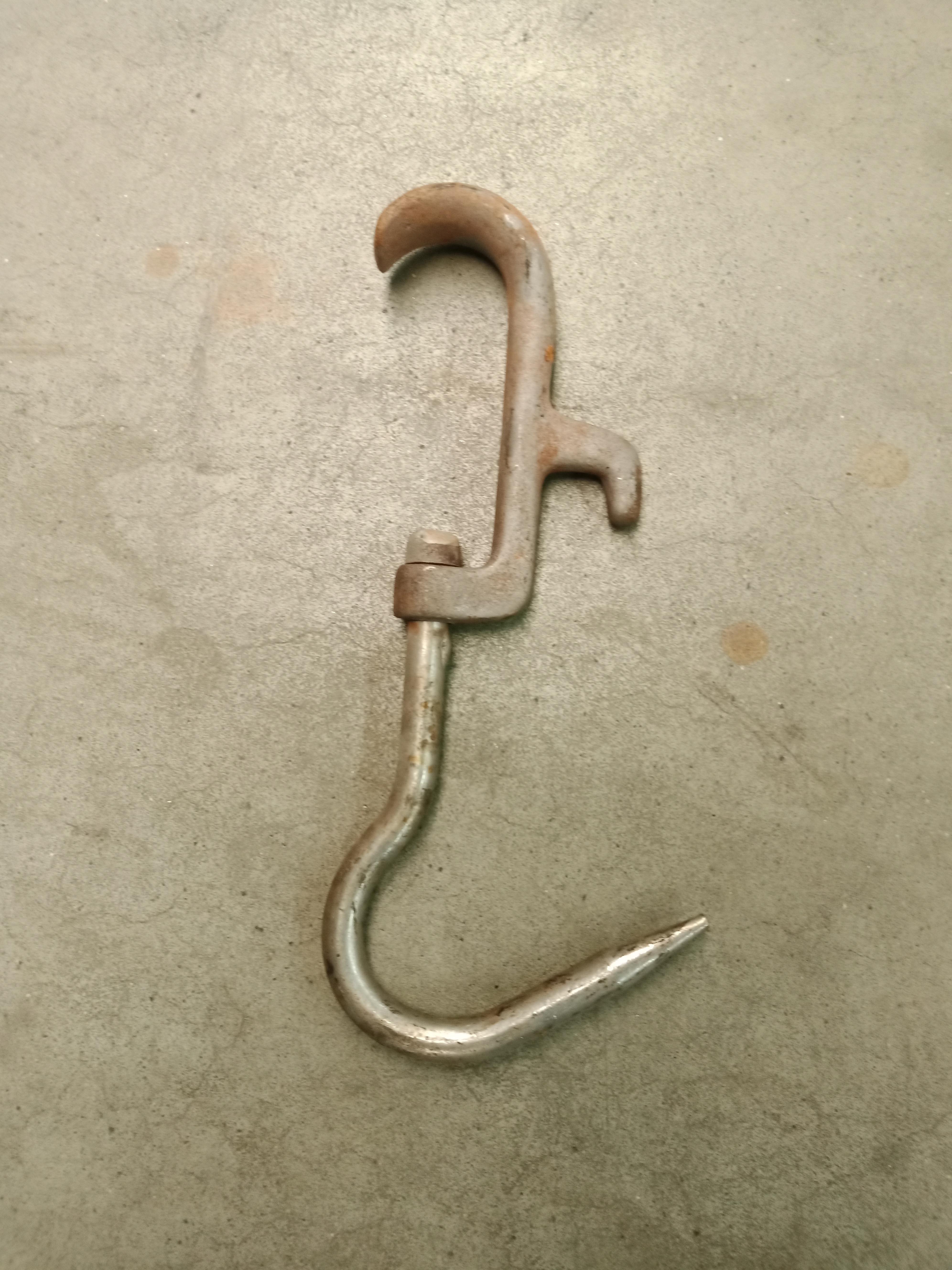 Used Hooks slaughter slide