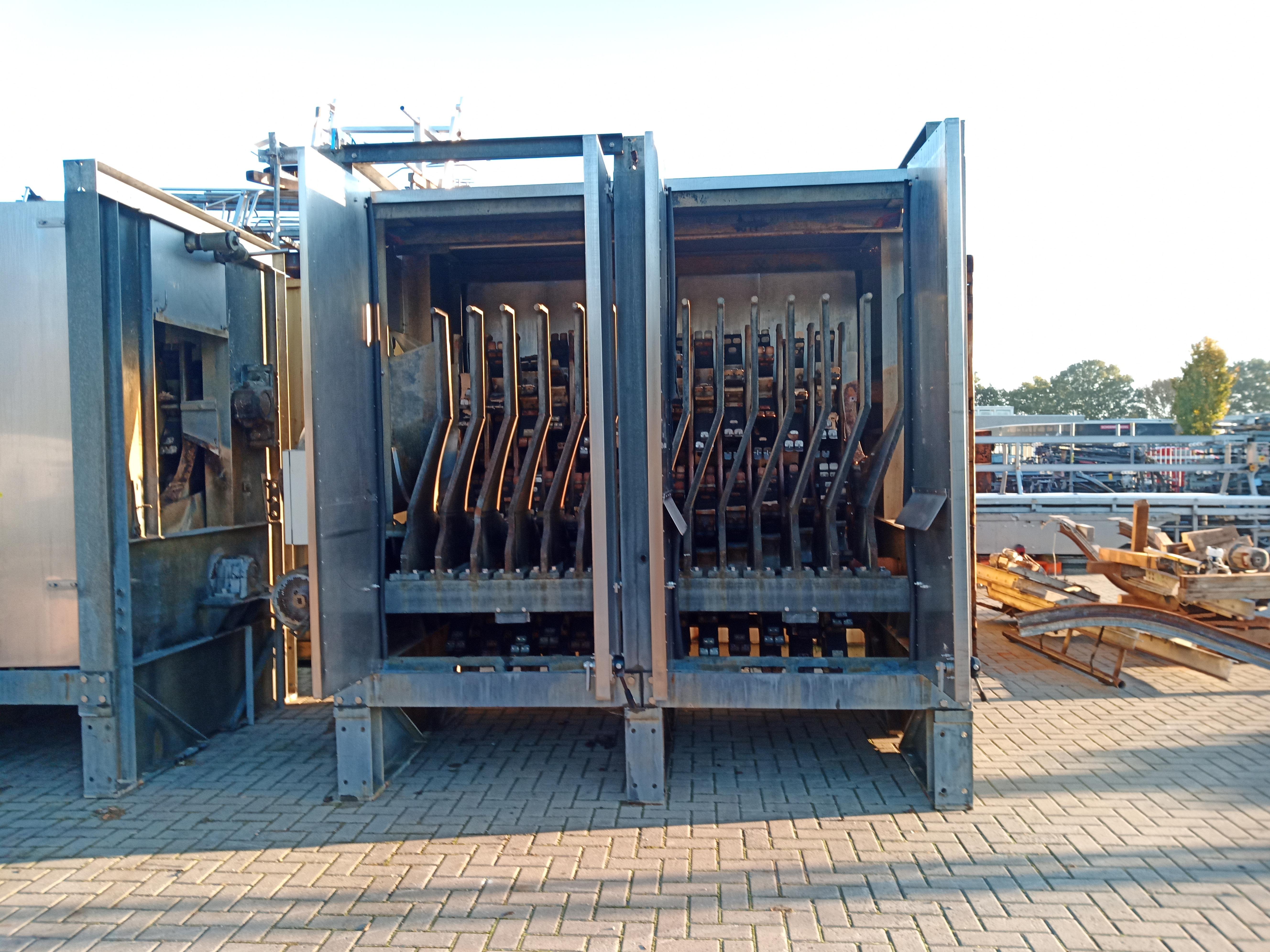 Used U-bar dehairing machine