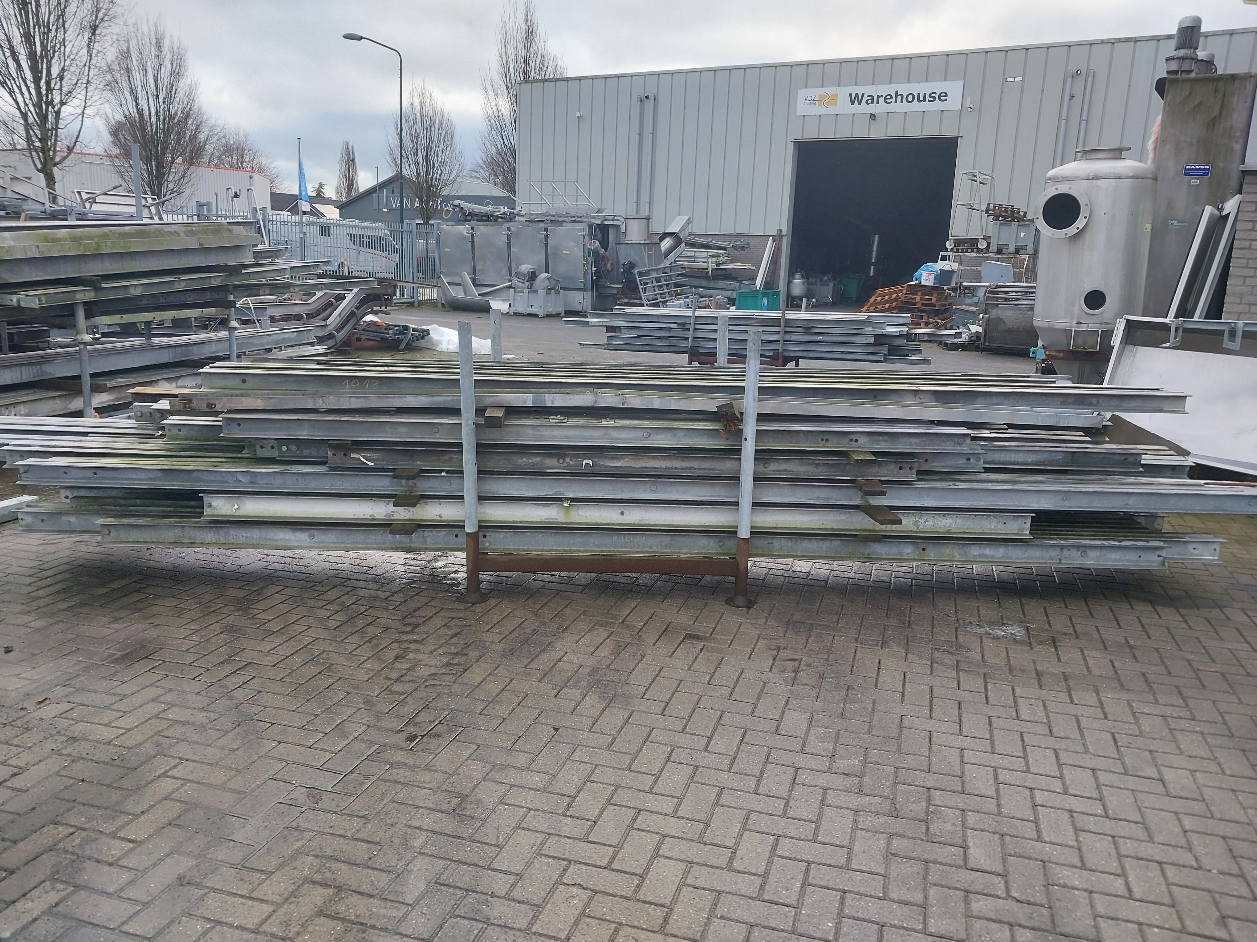 Used Beams double UNP galvanised