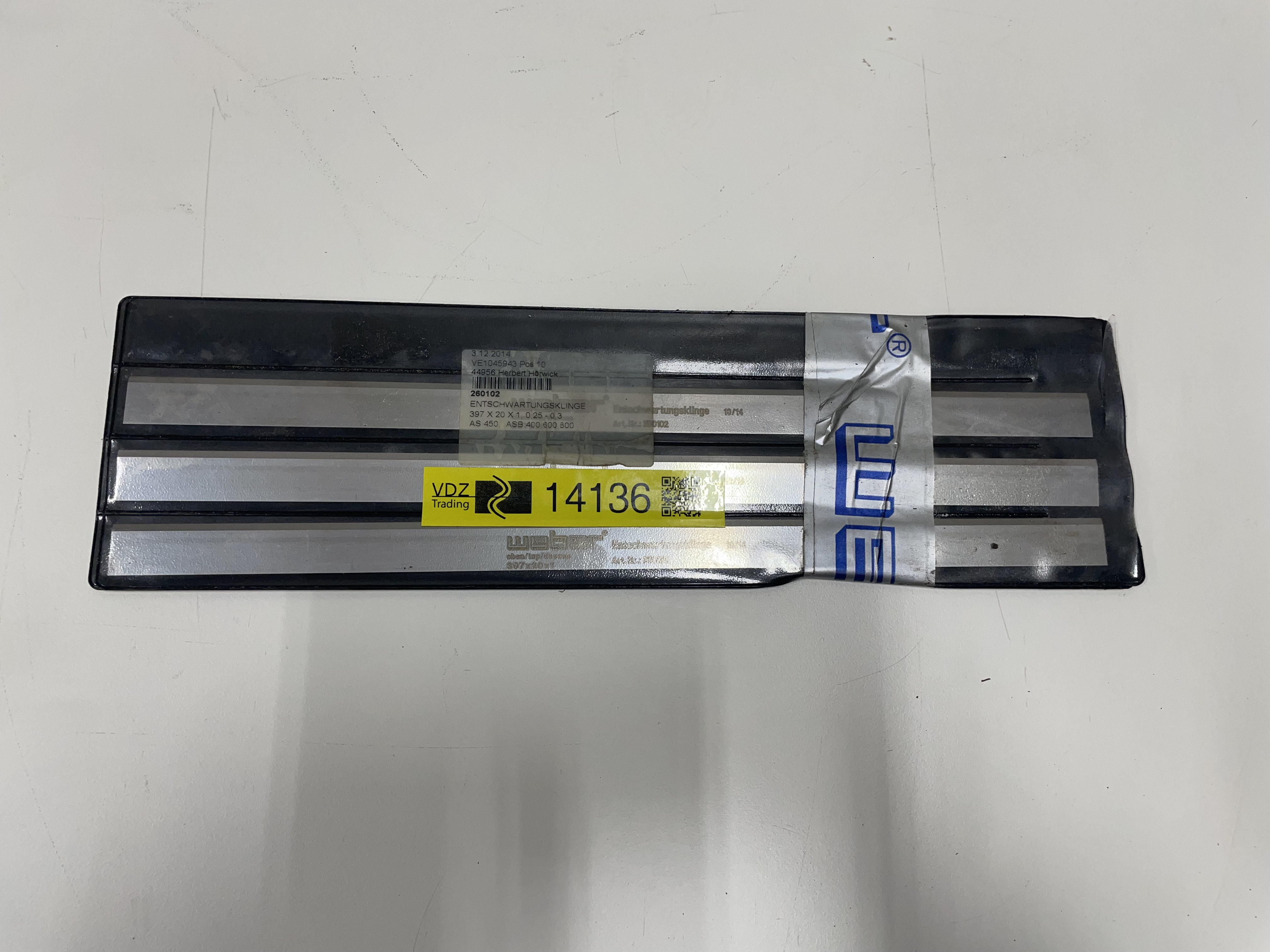 Used Membrane knife blade