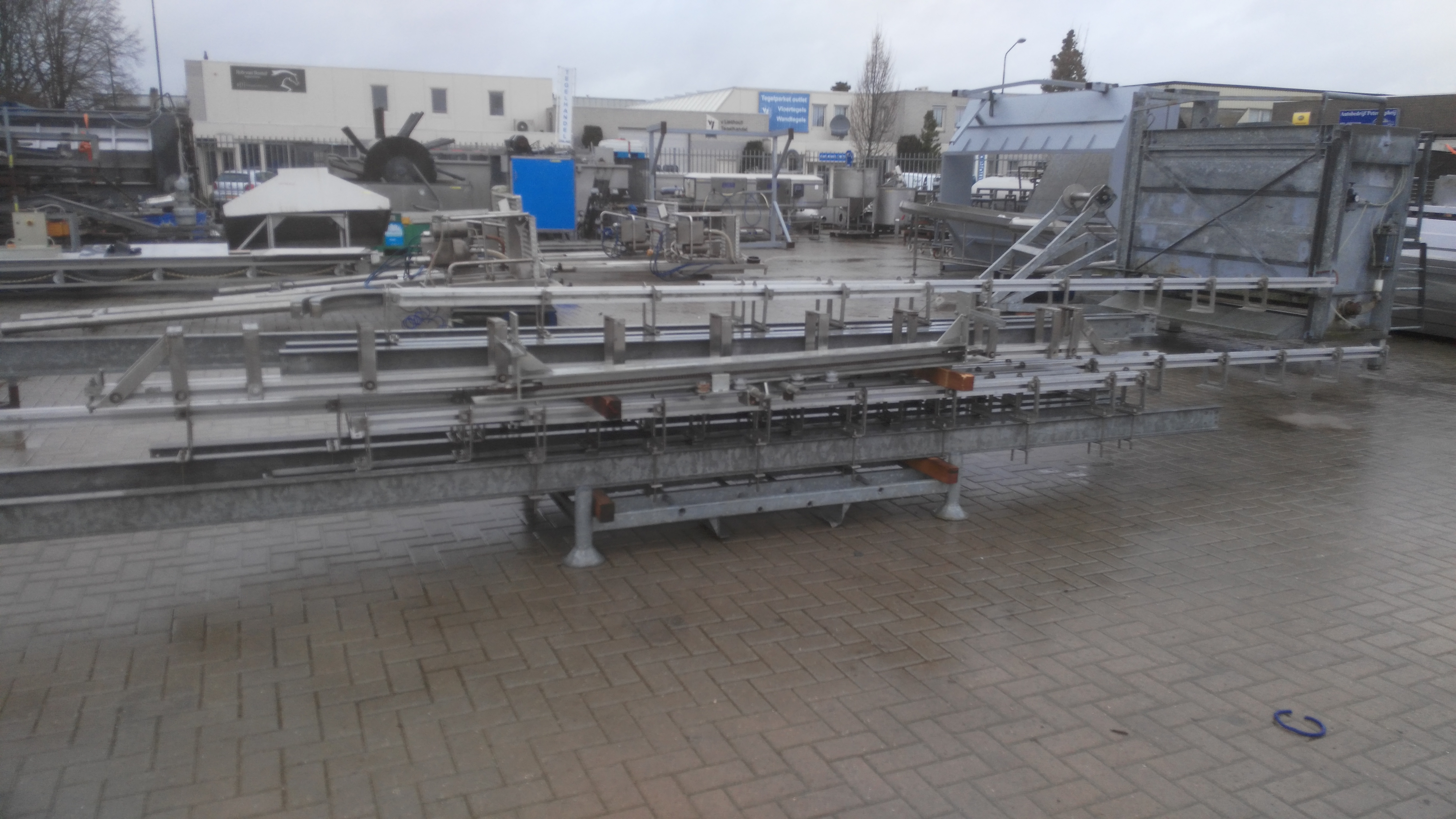 Used Bi-rail and walking beam conveyor