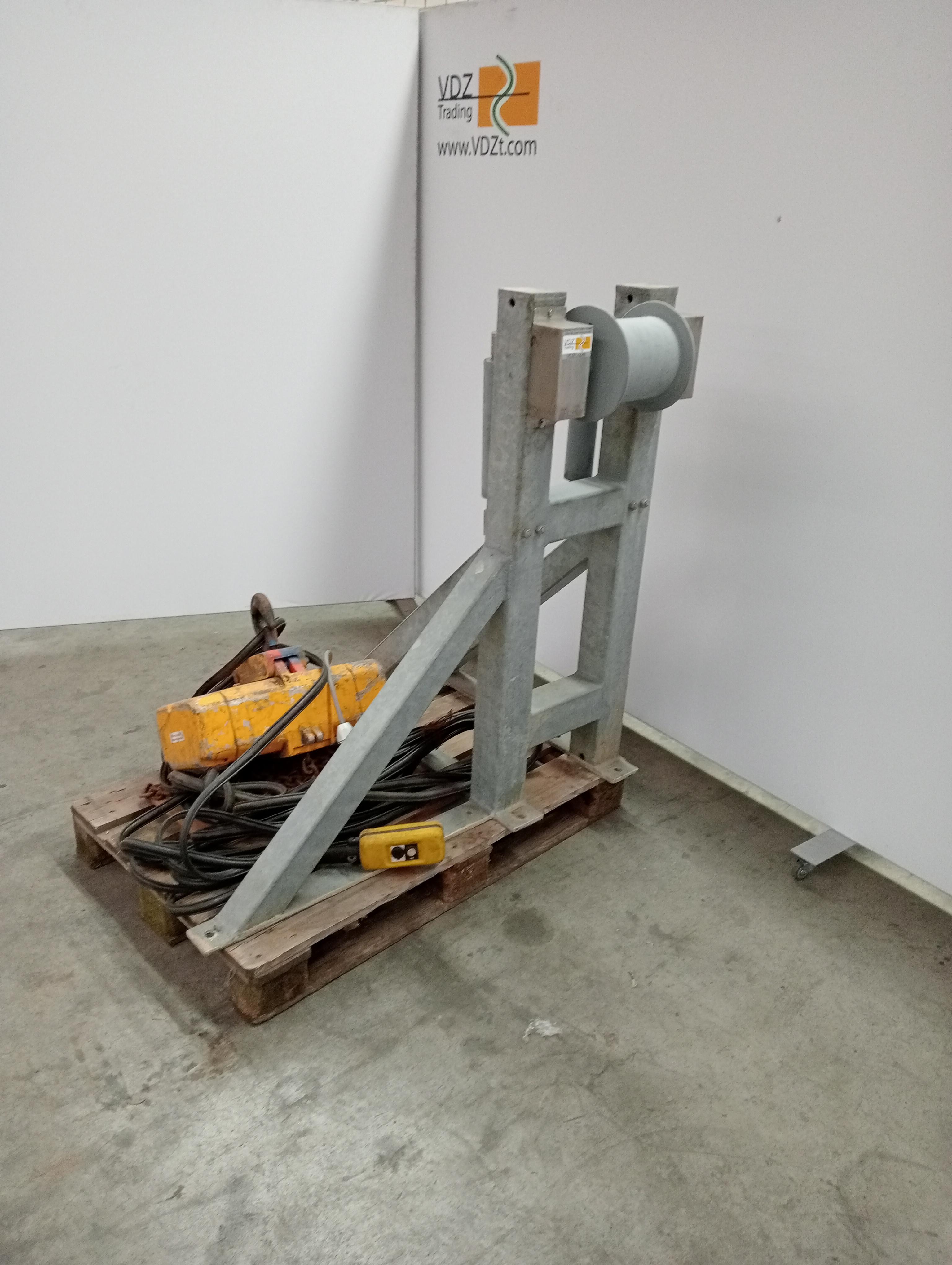 Used Hoist for pulling deceased animals inside