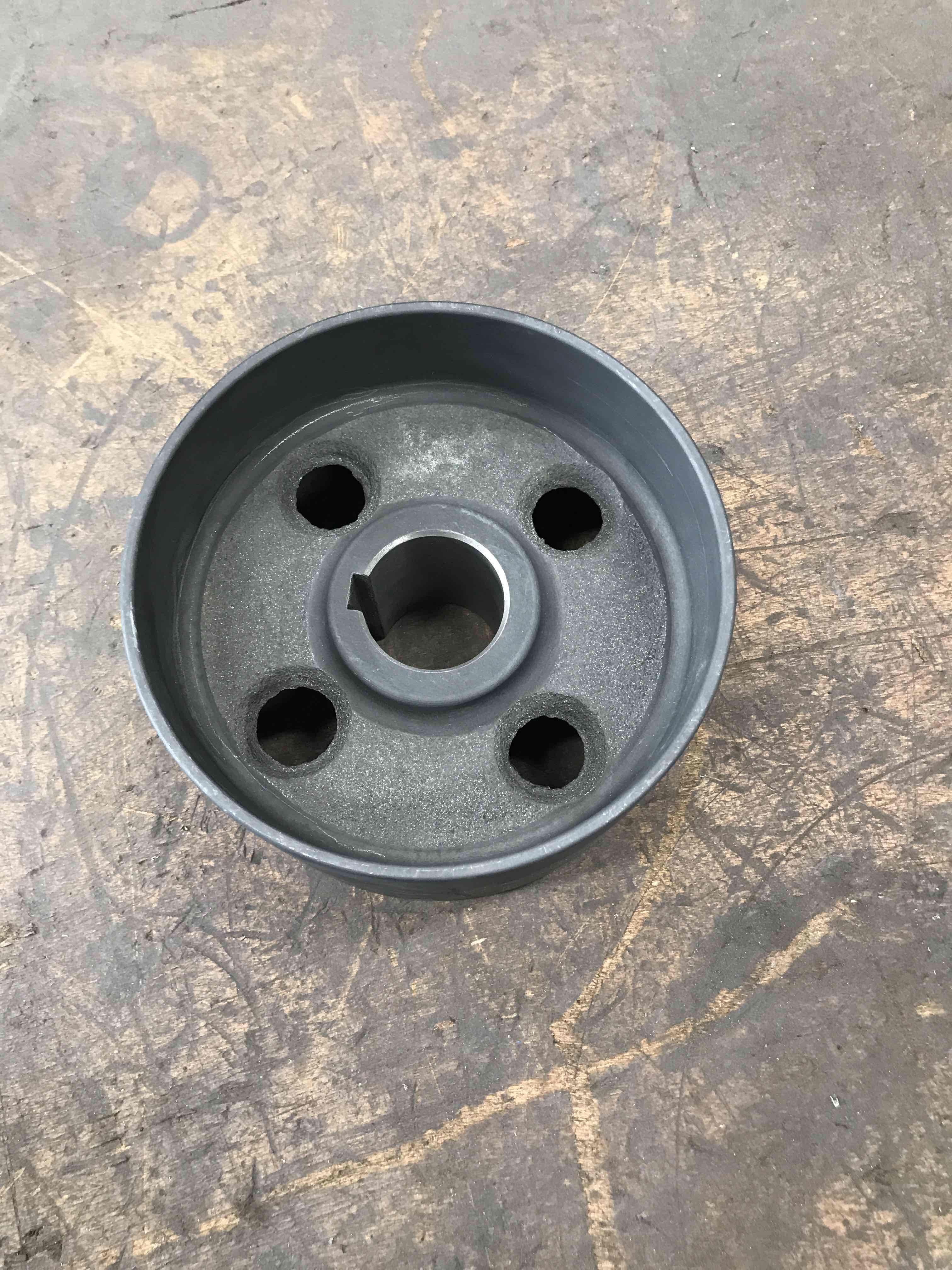 Used Pulley for plucker (steel)