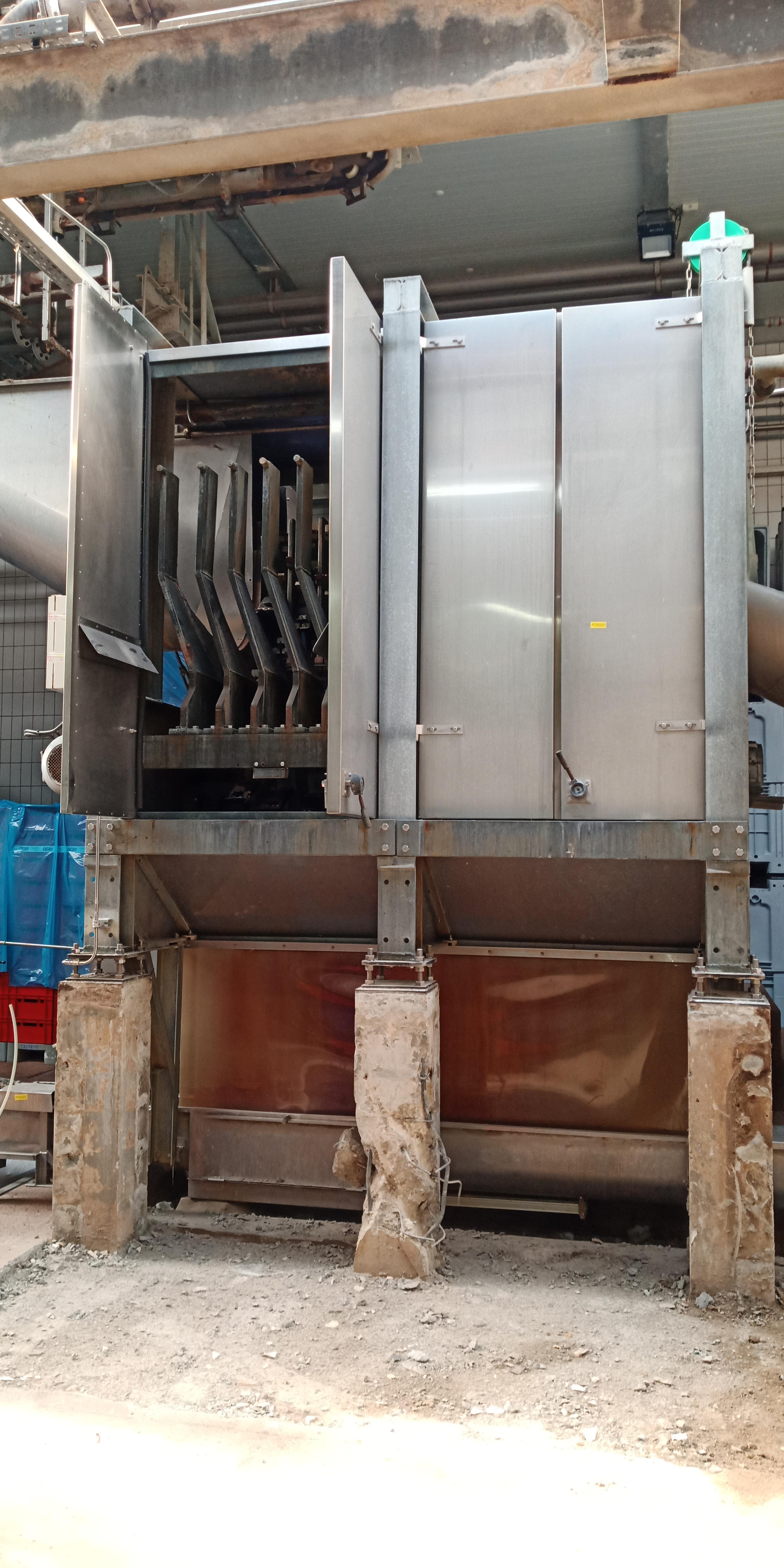 Used U-bar dehairing machine