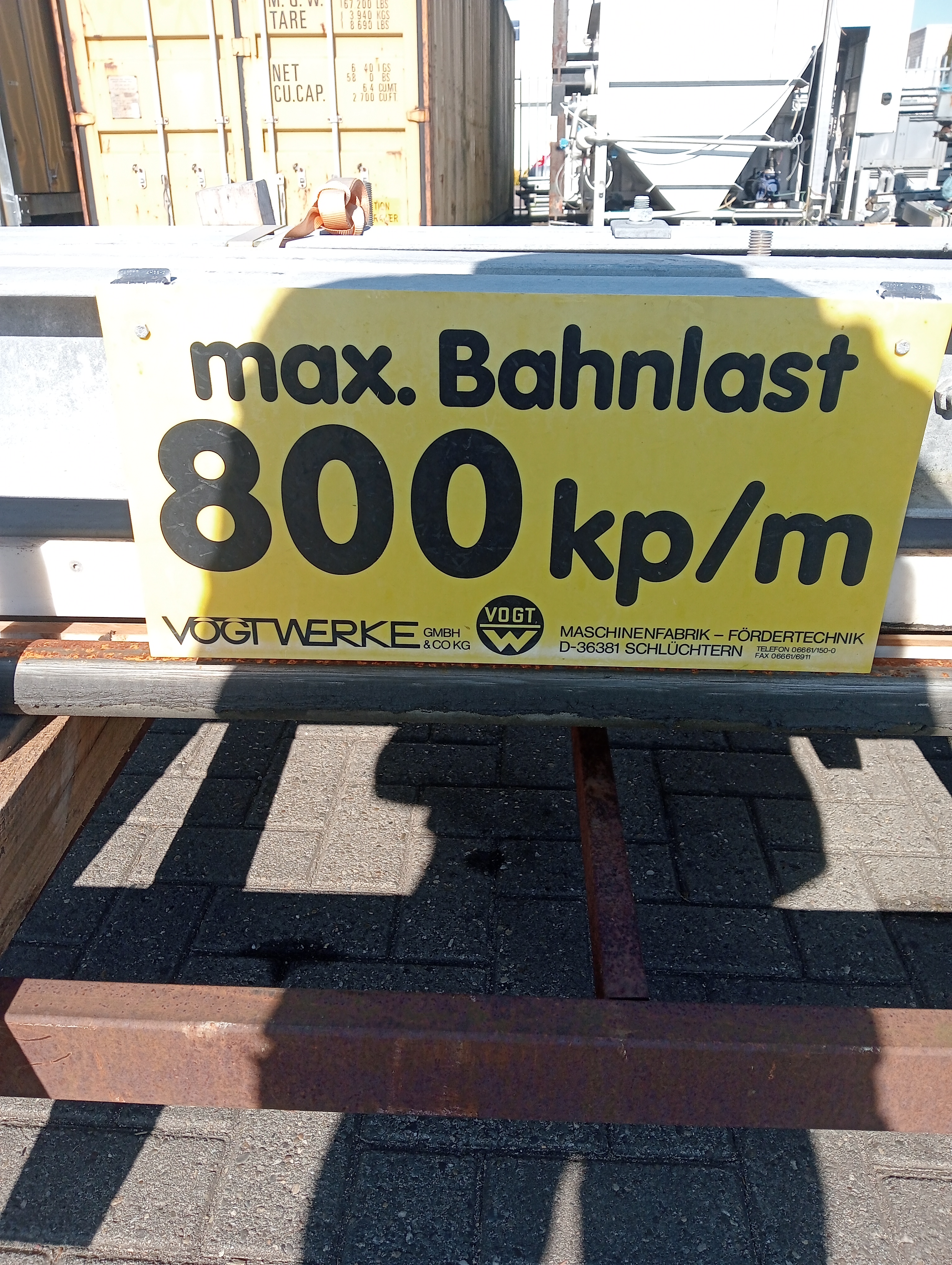 Used Bleeding conveyor