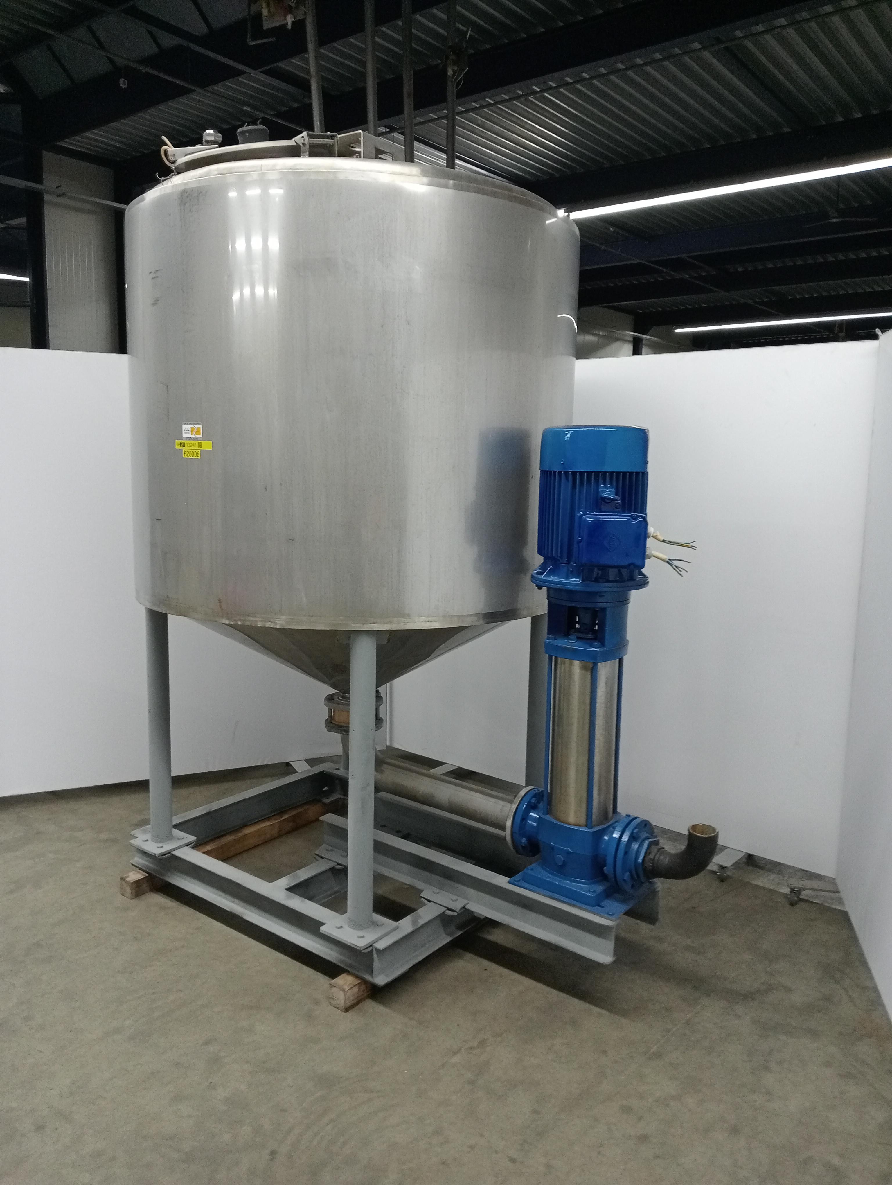 Used Insulated tank with centrifugal pump