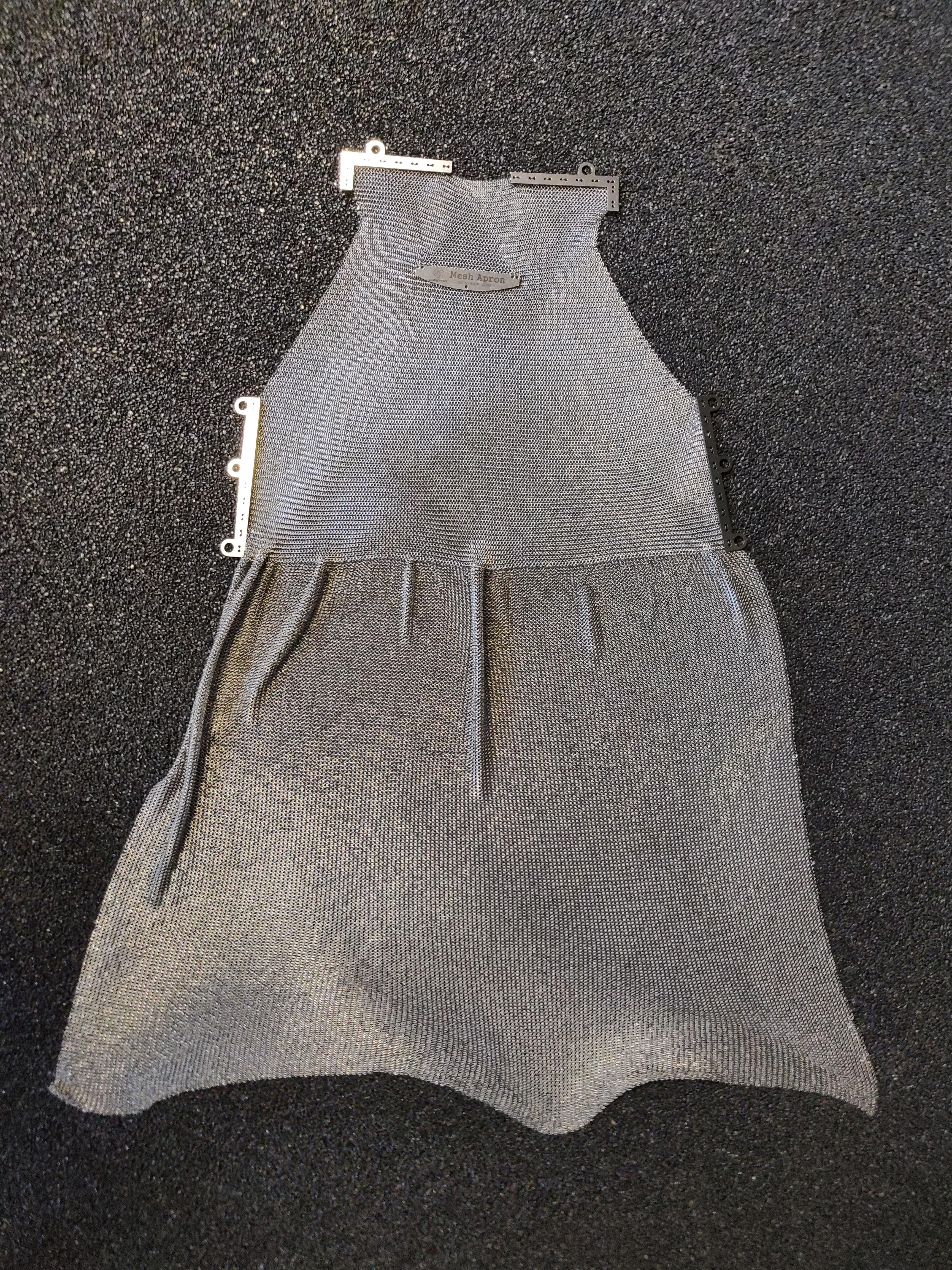 Used Stainless steel safety apron