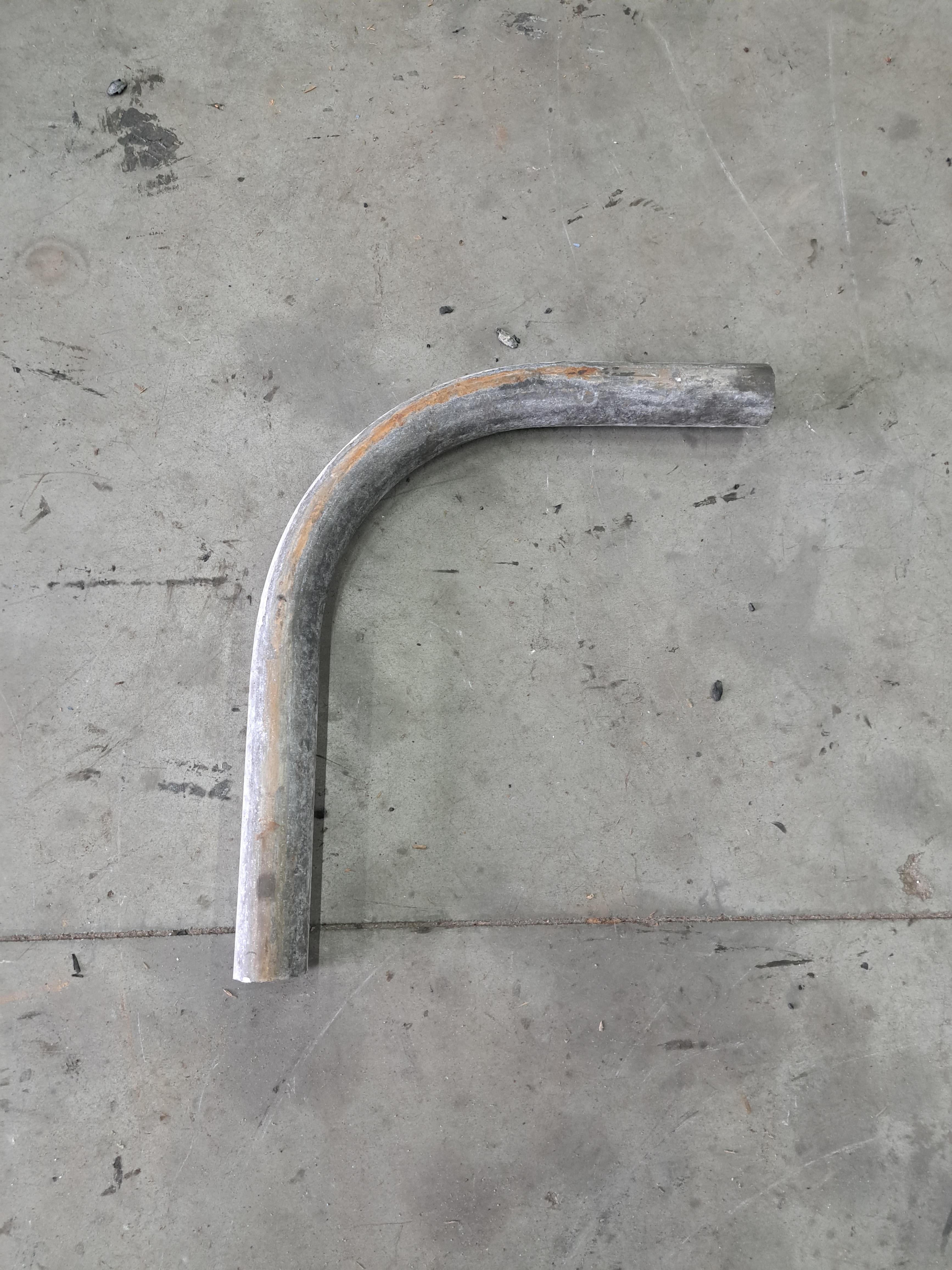 Used Tube rail corner 90 °