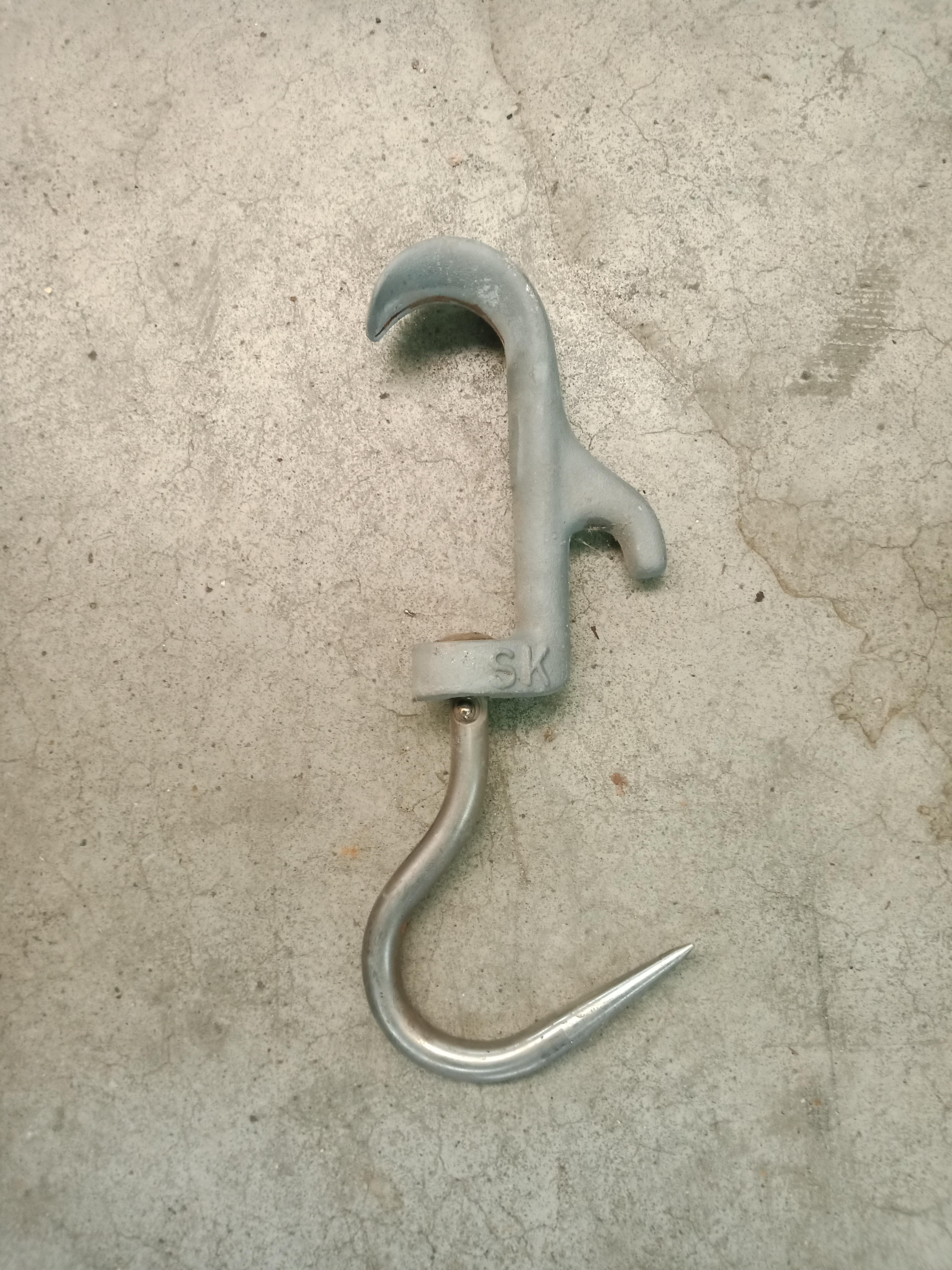 Used Hooks slaughter slide