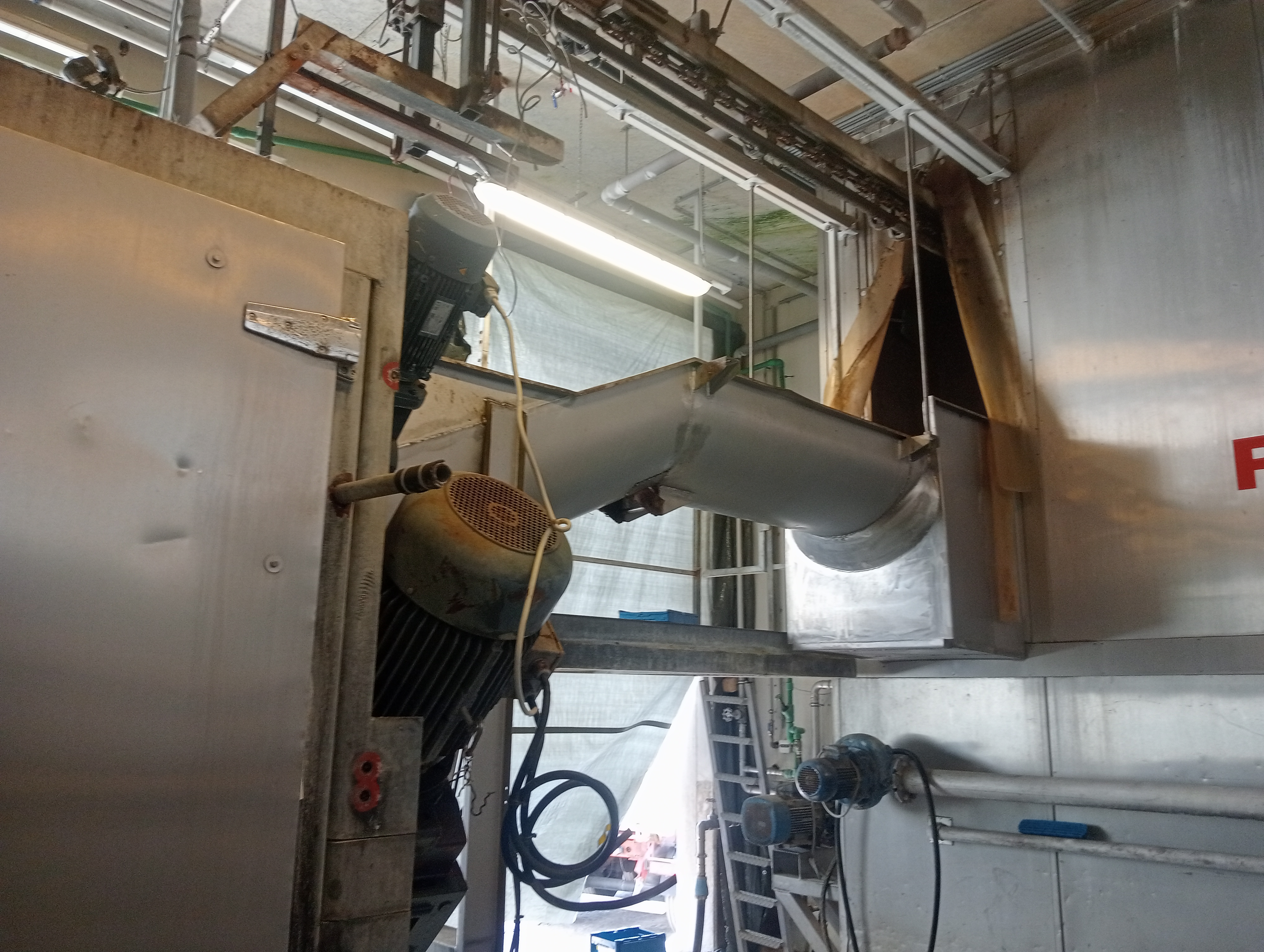 Used U-bar scalding and dehairing machine