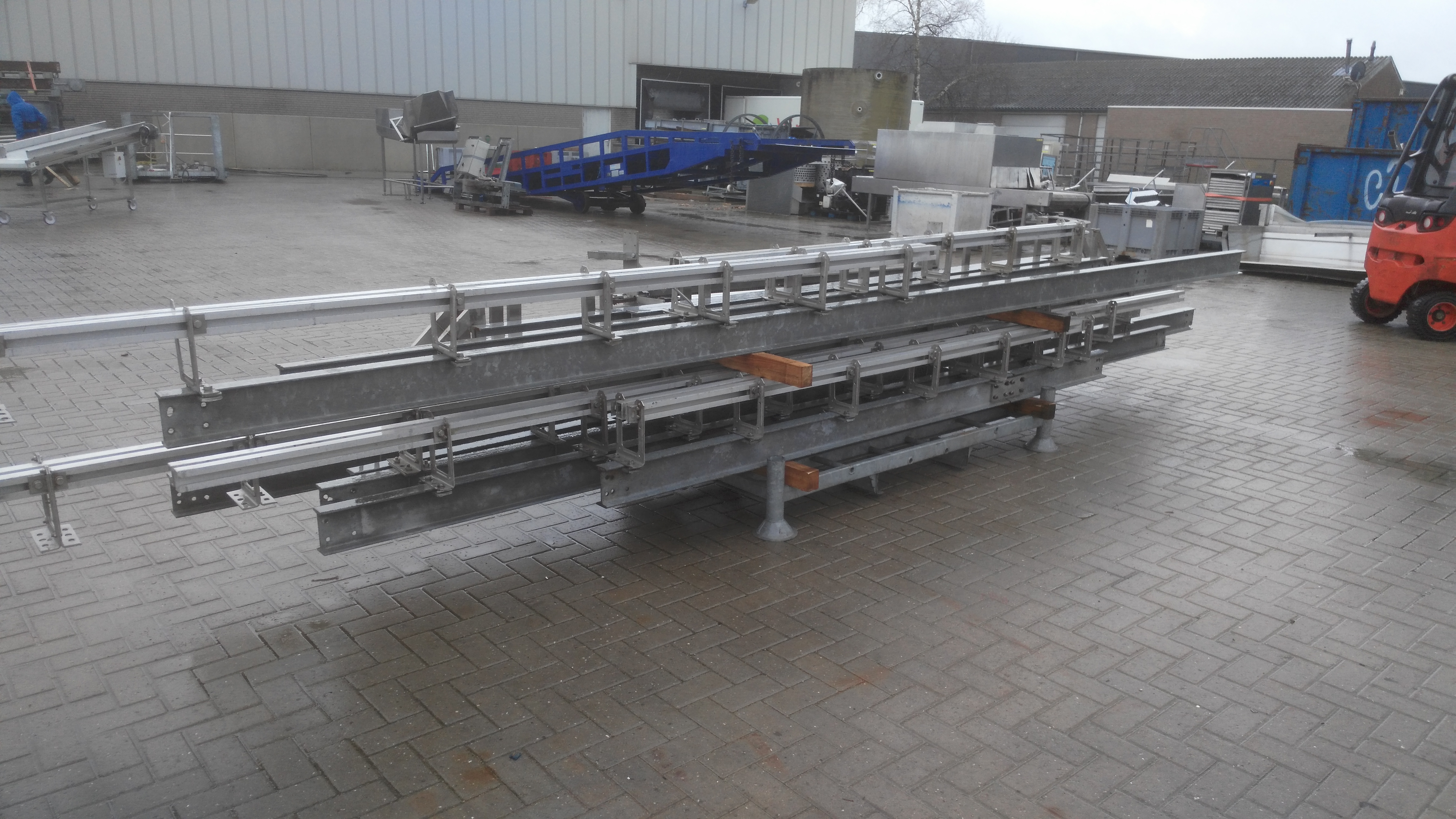 Used Bi-rail and walking beam conveyor