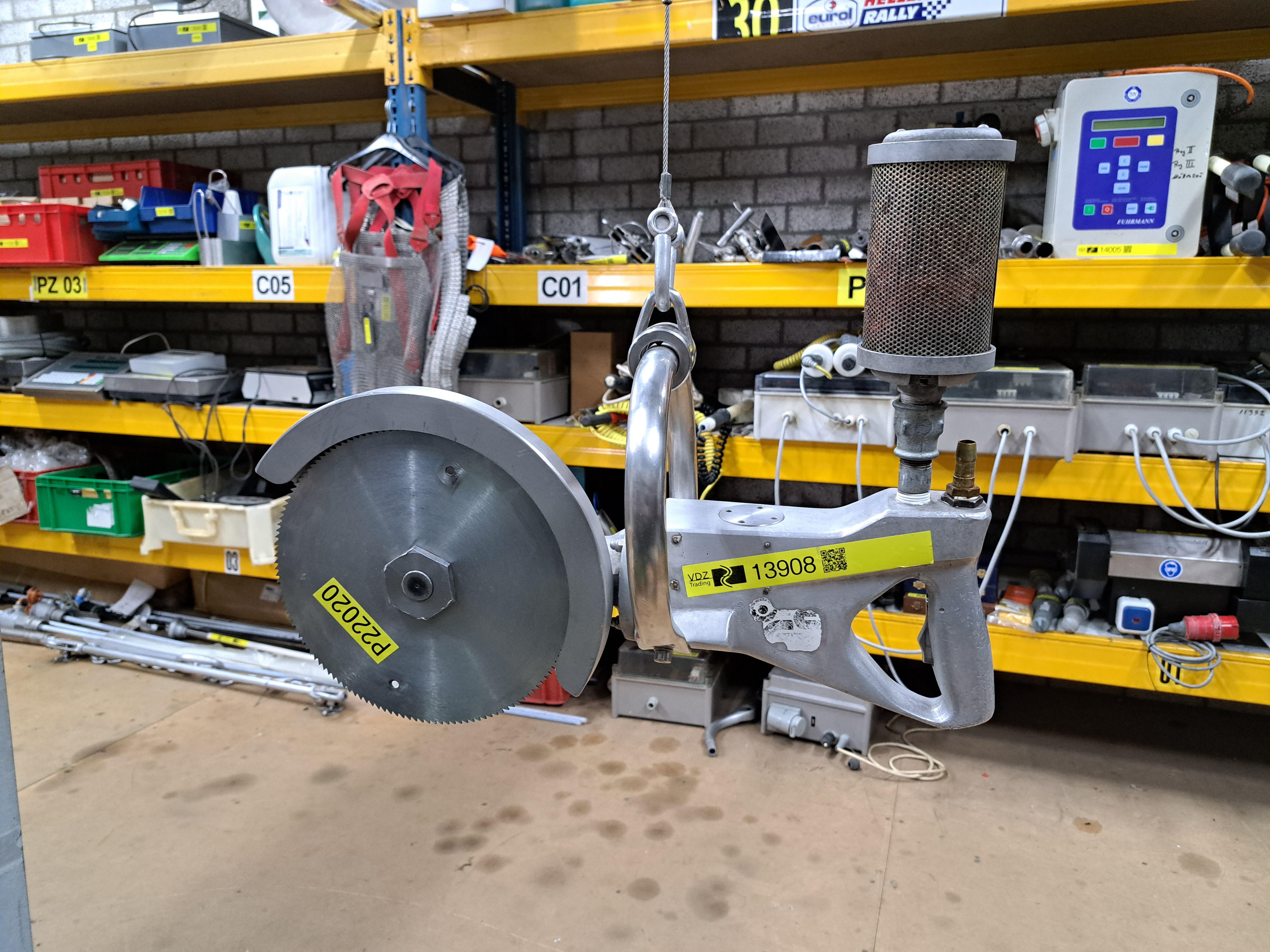 Used Breastbone saw on air