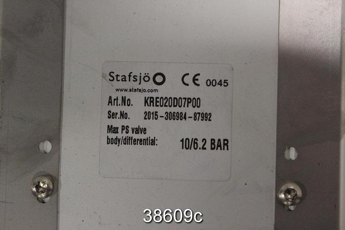 Unused Stafsjo 8" Air Operated Knife Gate Valve, Type RKO #38609