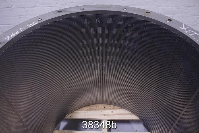 Used Black Clawson 24P Pressure Screen Basket, Slots .010" #38348