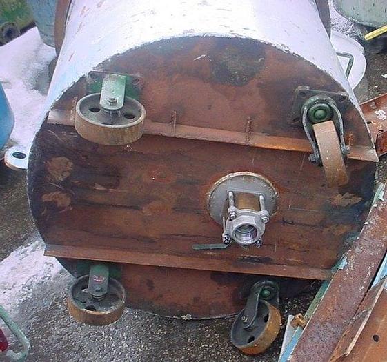 Used 125 GALLON PORTABLE MIX TANK – C/S – 35.75 in. DIA. X 38 in