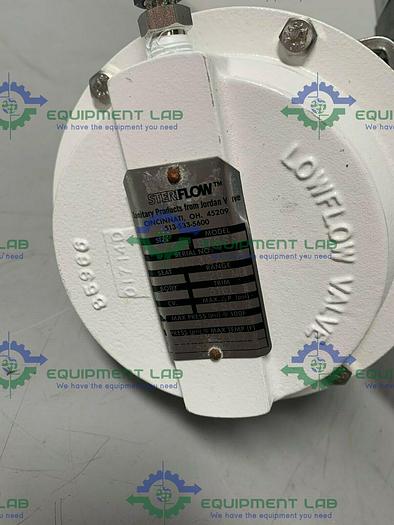Used Steriflow 978SP Sanitary Control Valve w/ Siemens PS2 HART Valve Positioner