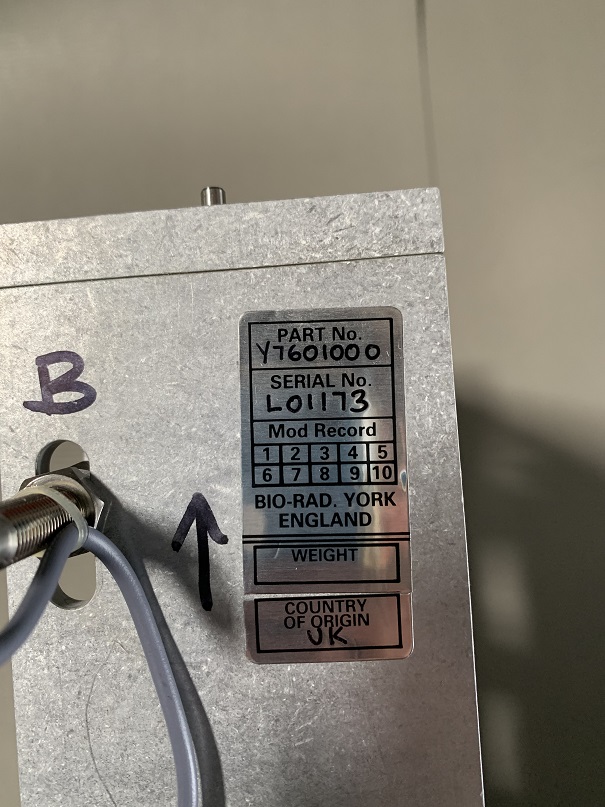 Used Bio-Rad Z Axis Drive Y7601000