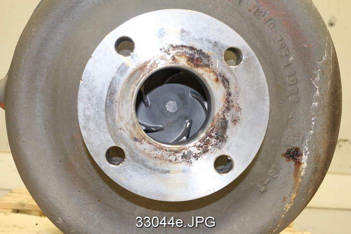 Used Goulds 3196 1.5x3x13 Pump, 5-Vane 11" Stainless Steel Impeller #33044