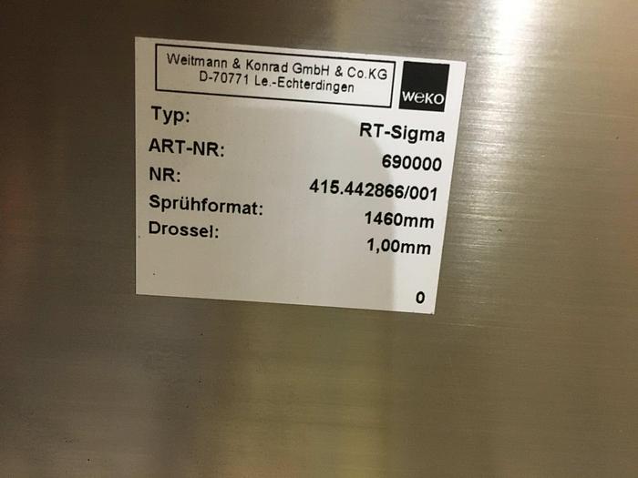 Used Weko Moisturisation System (1450 mm)