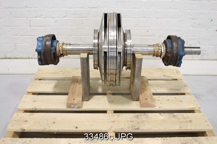 Unused Goulds 3316L 2-Stage Horizontal Split Case Pump Rotating Assembly #33486