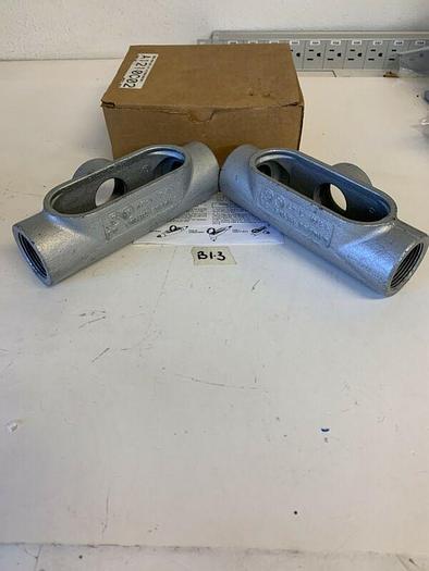 Lot of 2 NEW Cooper Crouse Hinds T-47 1-1/4'' Fast Shipping!