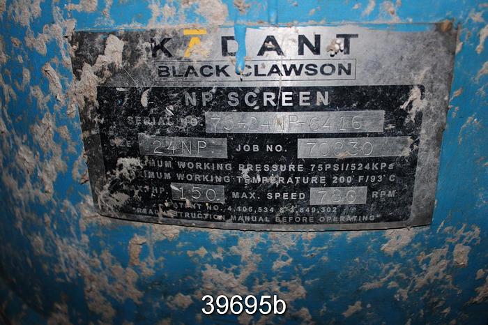 Used Kadant 24NP Pressure Screen #39695
